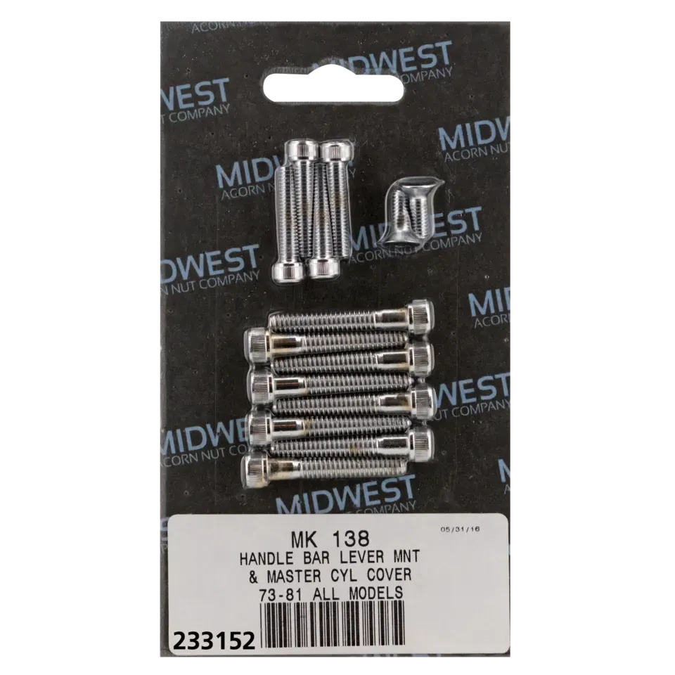 Chrome allen head screws lever/mast.cyl - Afbeelding 2