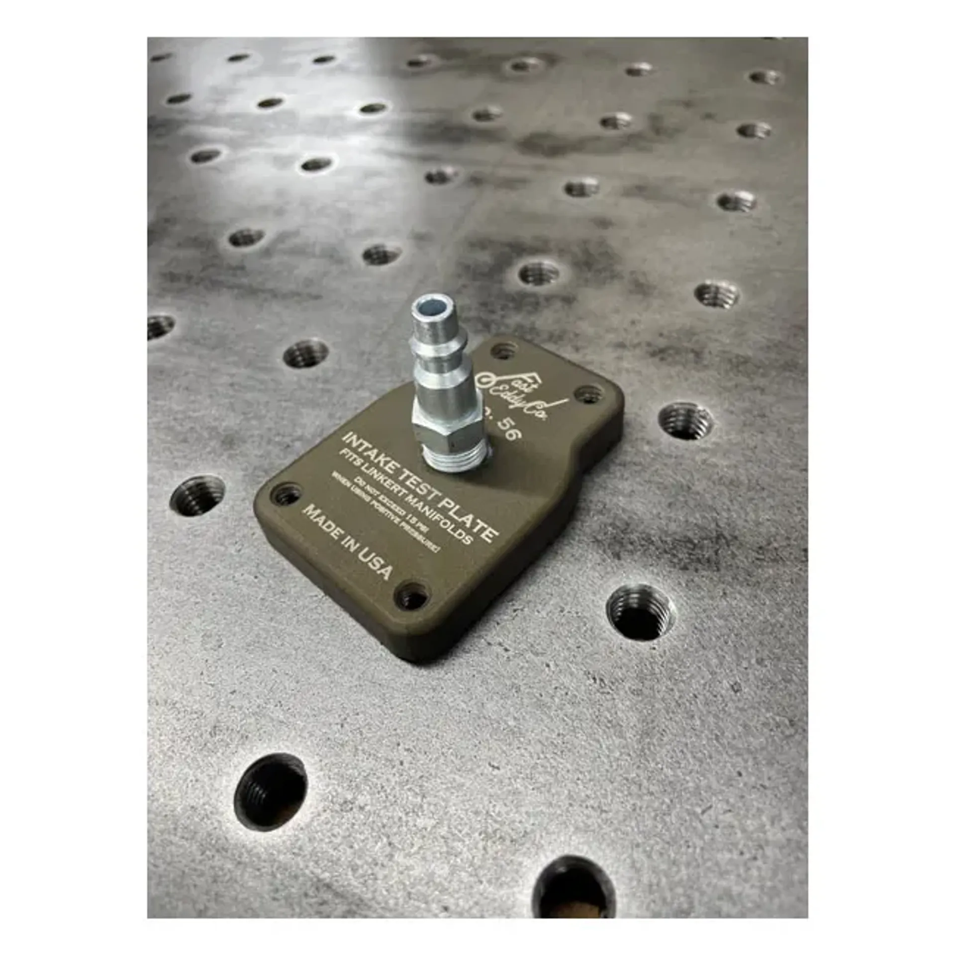 Fast Eddy. No. 56 intake leak tester, 4 bolt