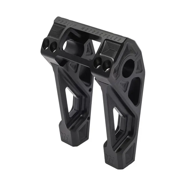 Kodlin, Fastback risers for OEM digital speedo. 6". Black - Afbeelding 2