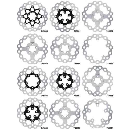 Bremsscheibe Galfer DF855W WAVE® Starr Hinten 283x5mm Für Moto Guzzi Norge V11