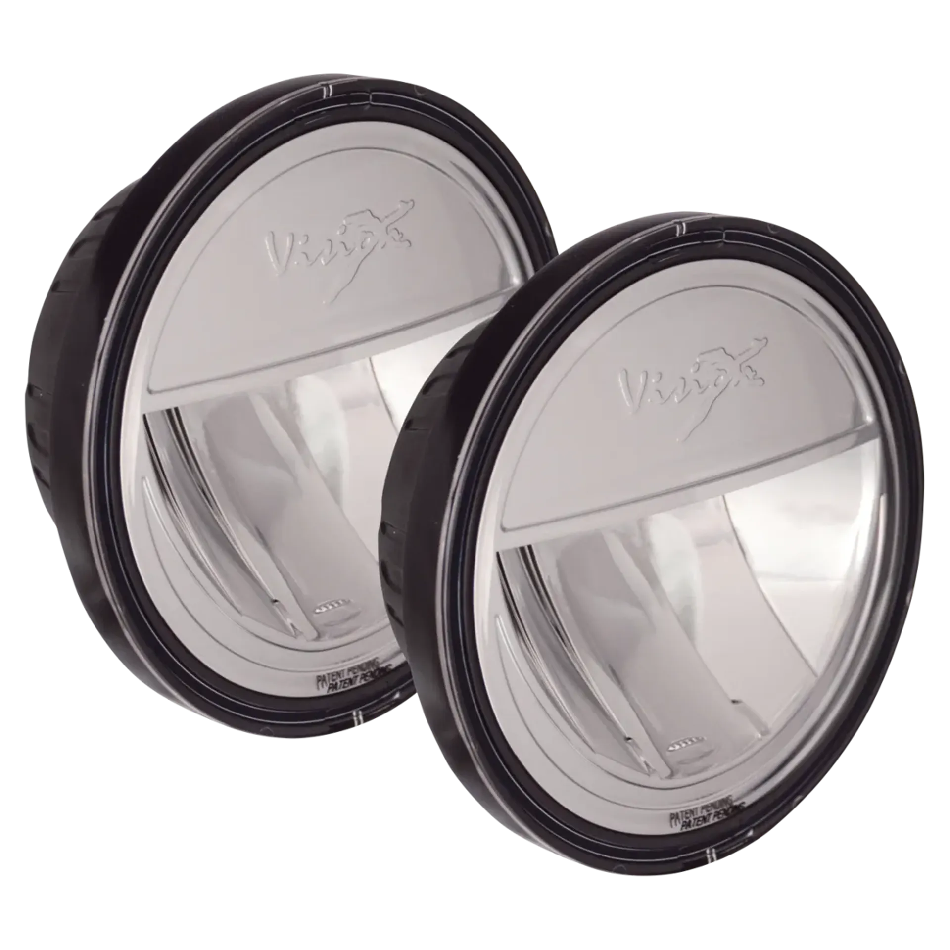 Vision X 4.5″ round black passinglampset