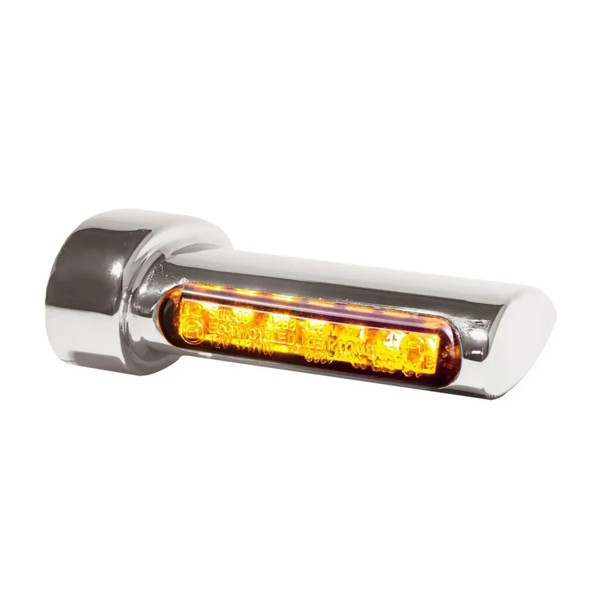 Turn-Signal Winglets Fender Led Amber/Chrome