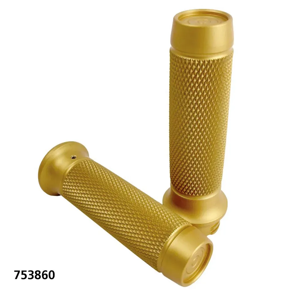Knurled Moto Grips Gold HD cable - Afbeelding 2