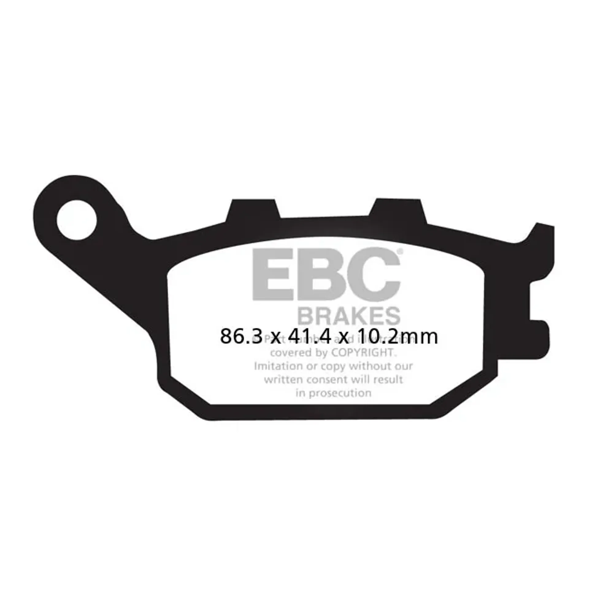 EBC V-pad Semi Sintered brake pads