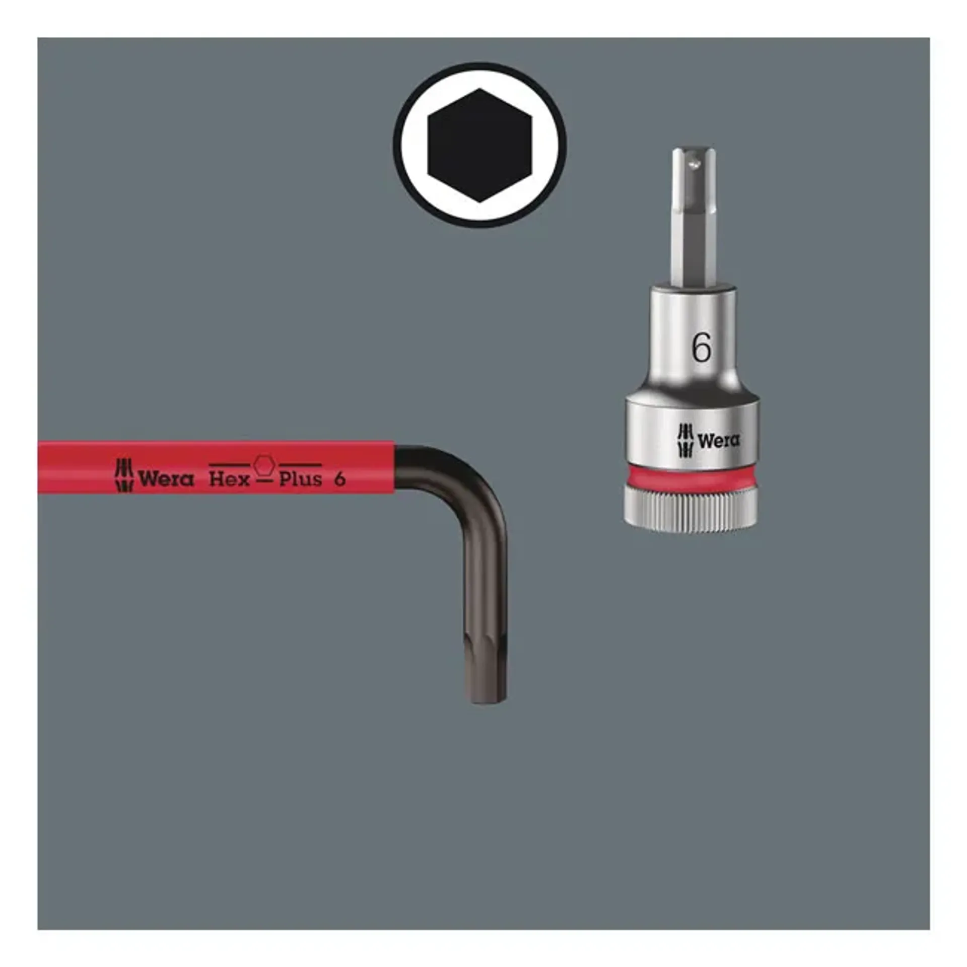 Wera hex key set multicolor - Metric
