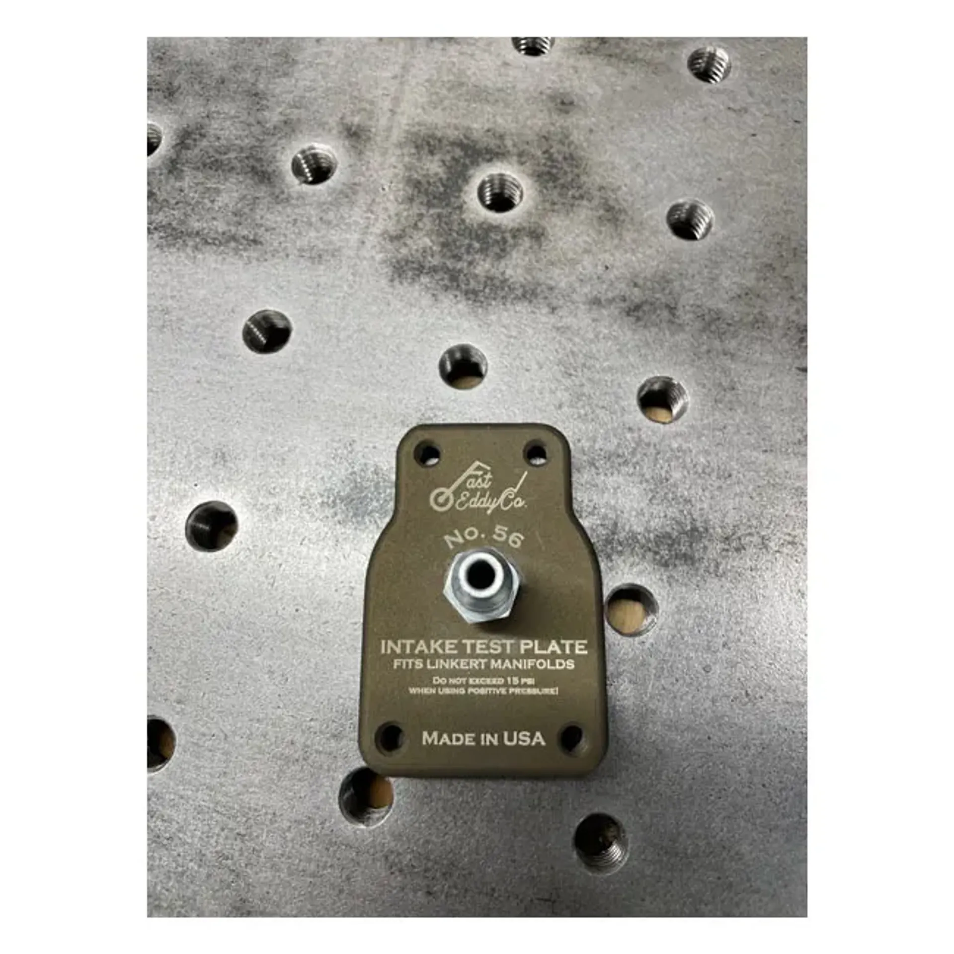 Fast Eddy. No. 56 intake leak tester, 4 bolt
