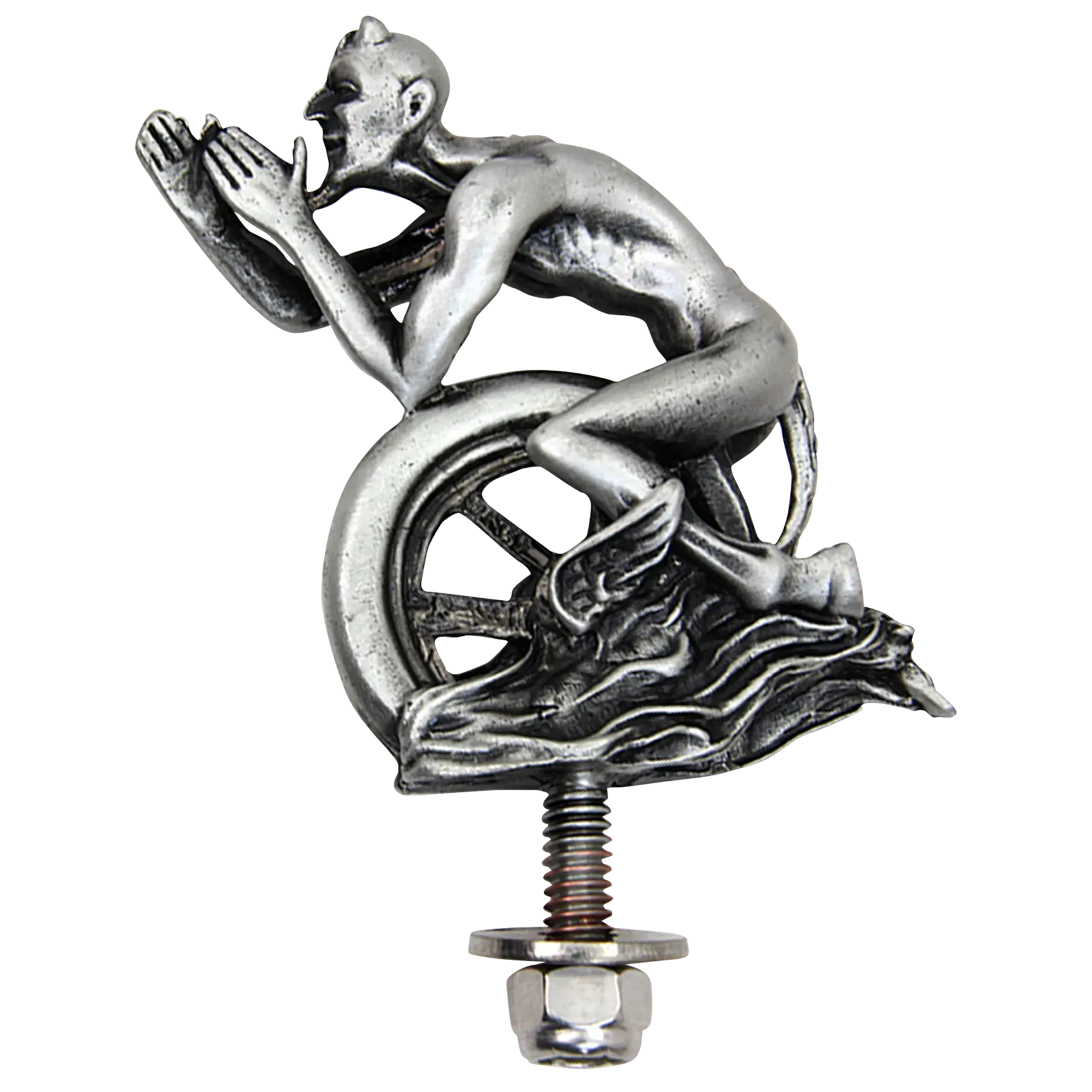 Devil and Wheel Fender Ornament - Afbeelding 2