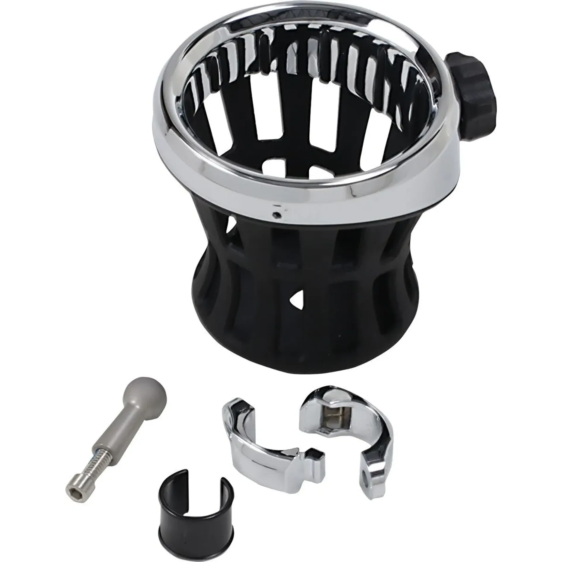 Drink Holder With Bar Mount Chrome