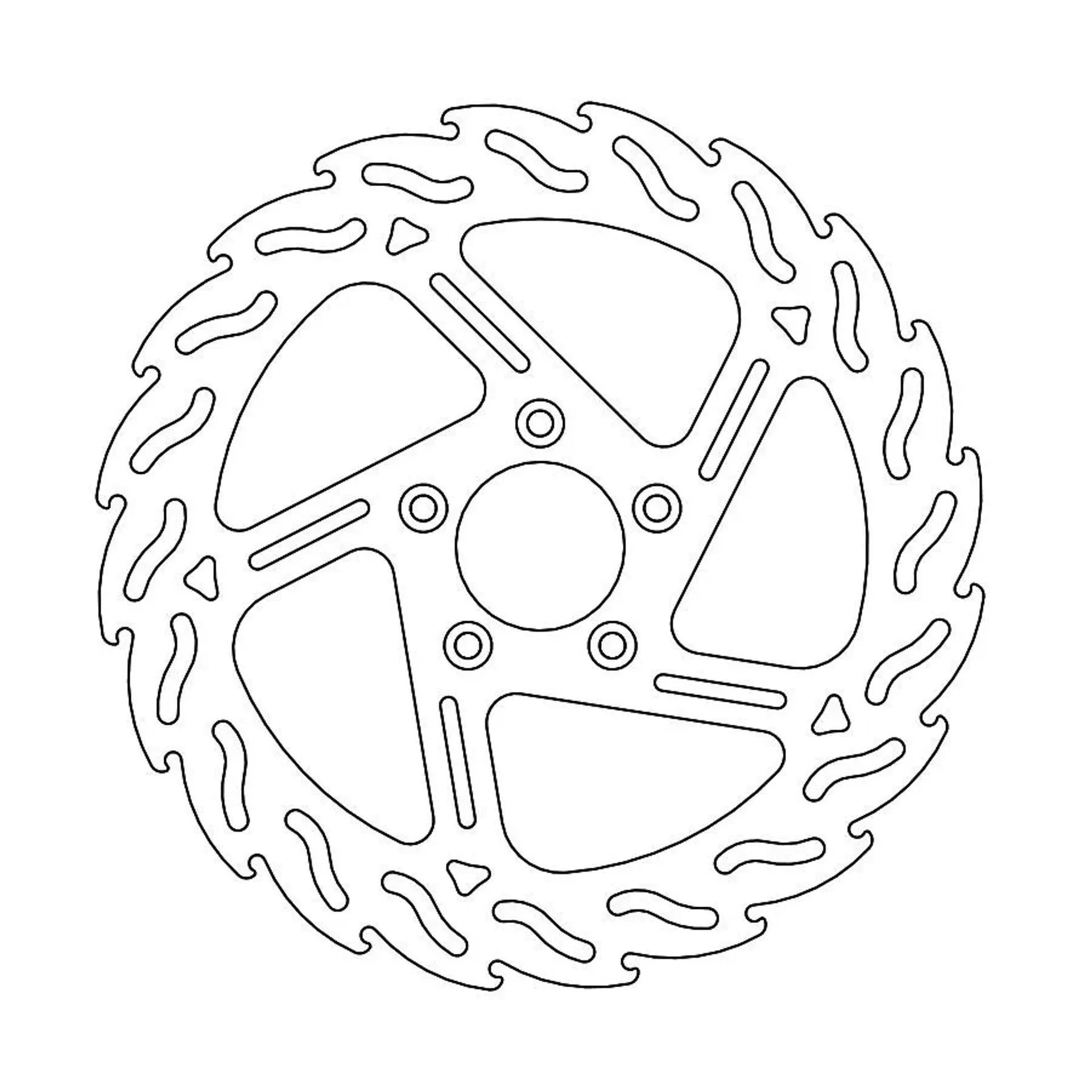 Brake Rotor Fixed Flame Front