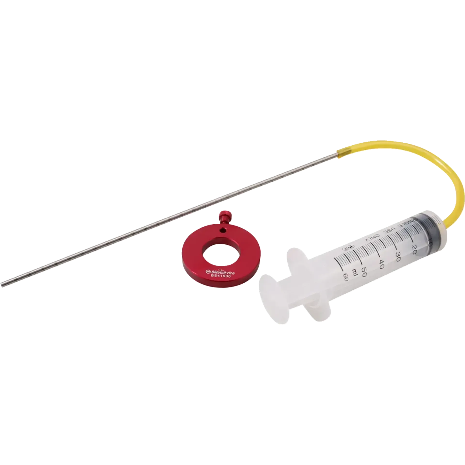Fork oil level gauge