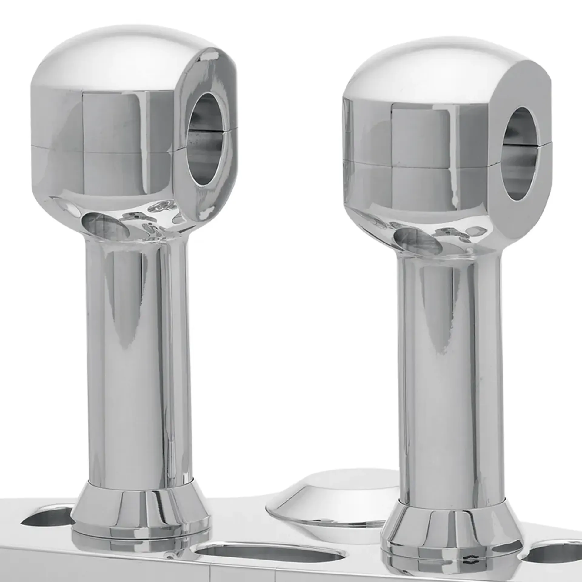 4″ Risers for 1″ Handlebars Polished