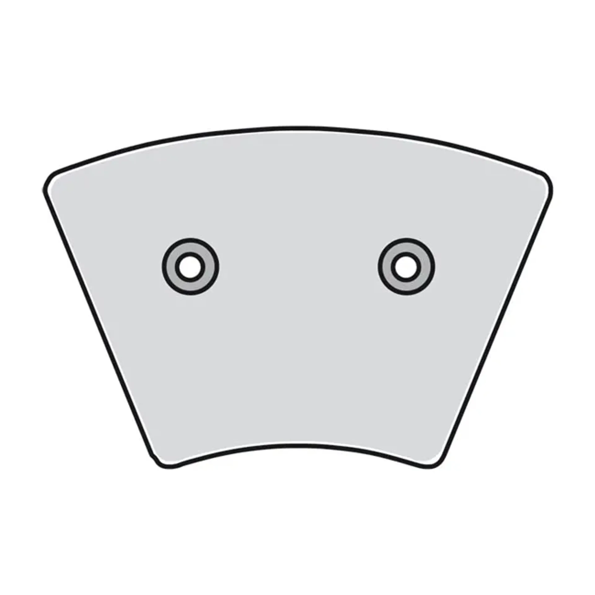 MCS, brake pads front. Organic