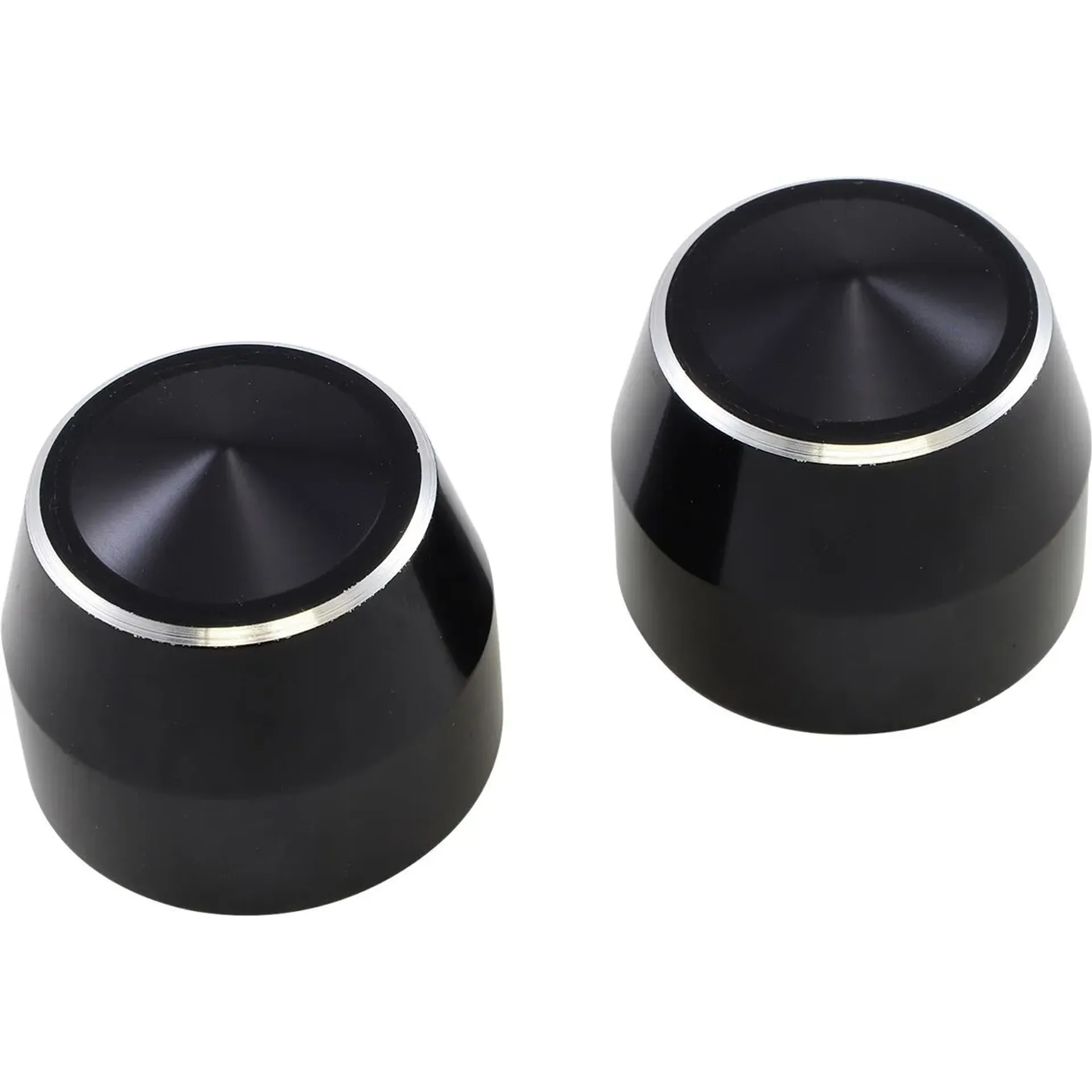 Accutronix Axle Caps Elite Front 25Mm Black