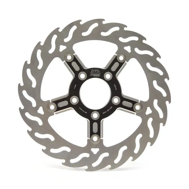 Moto-Master, Flame floating front brake rotor. Front left