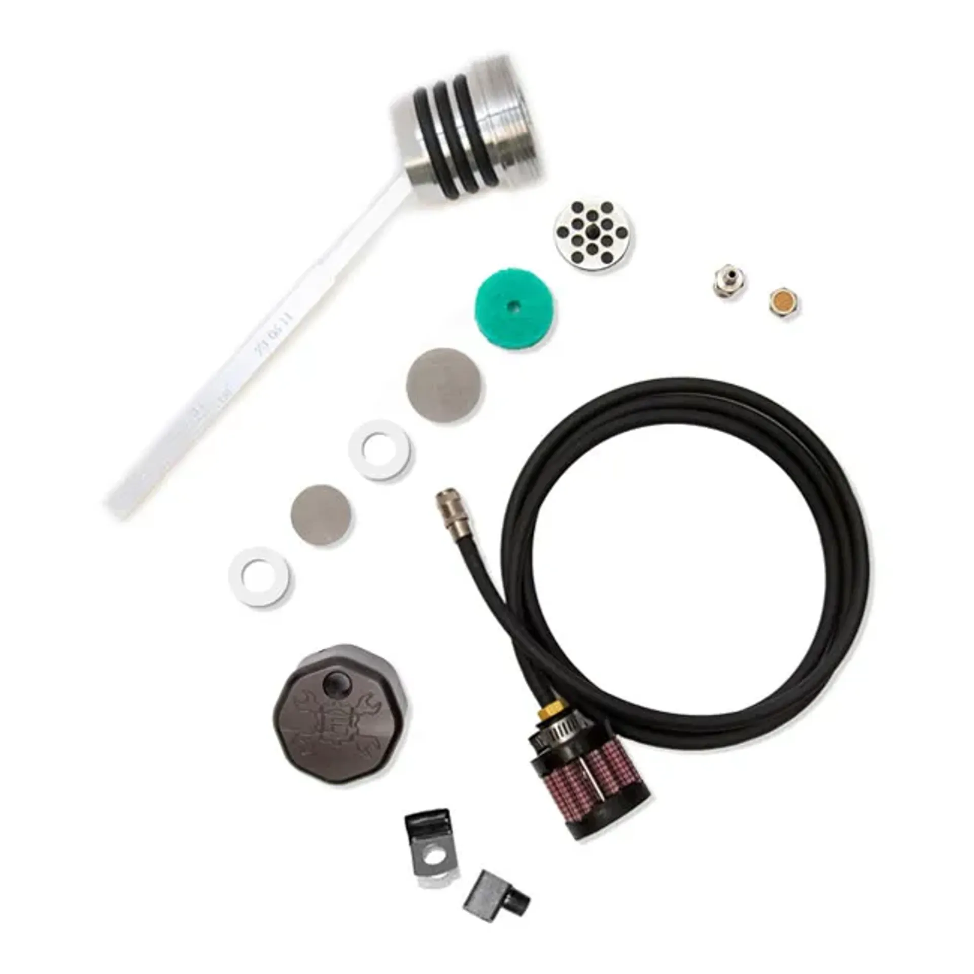 Feuling, vented dipstick. Black