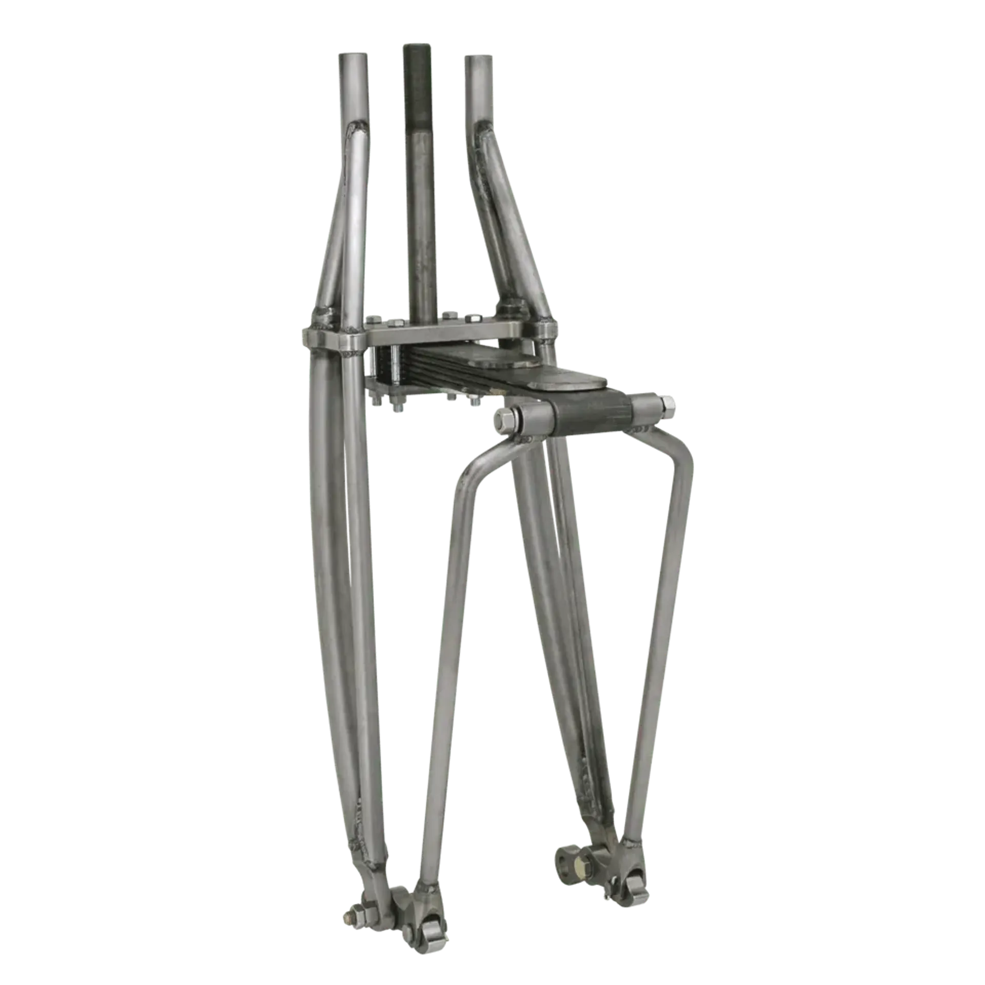 Indian style leafspring front fork
