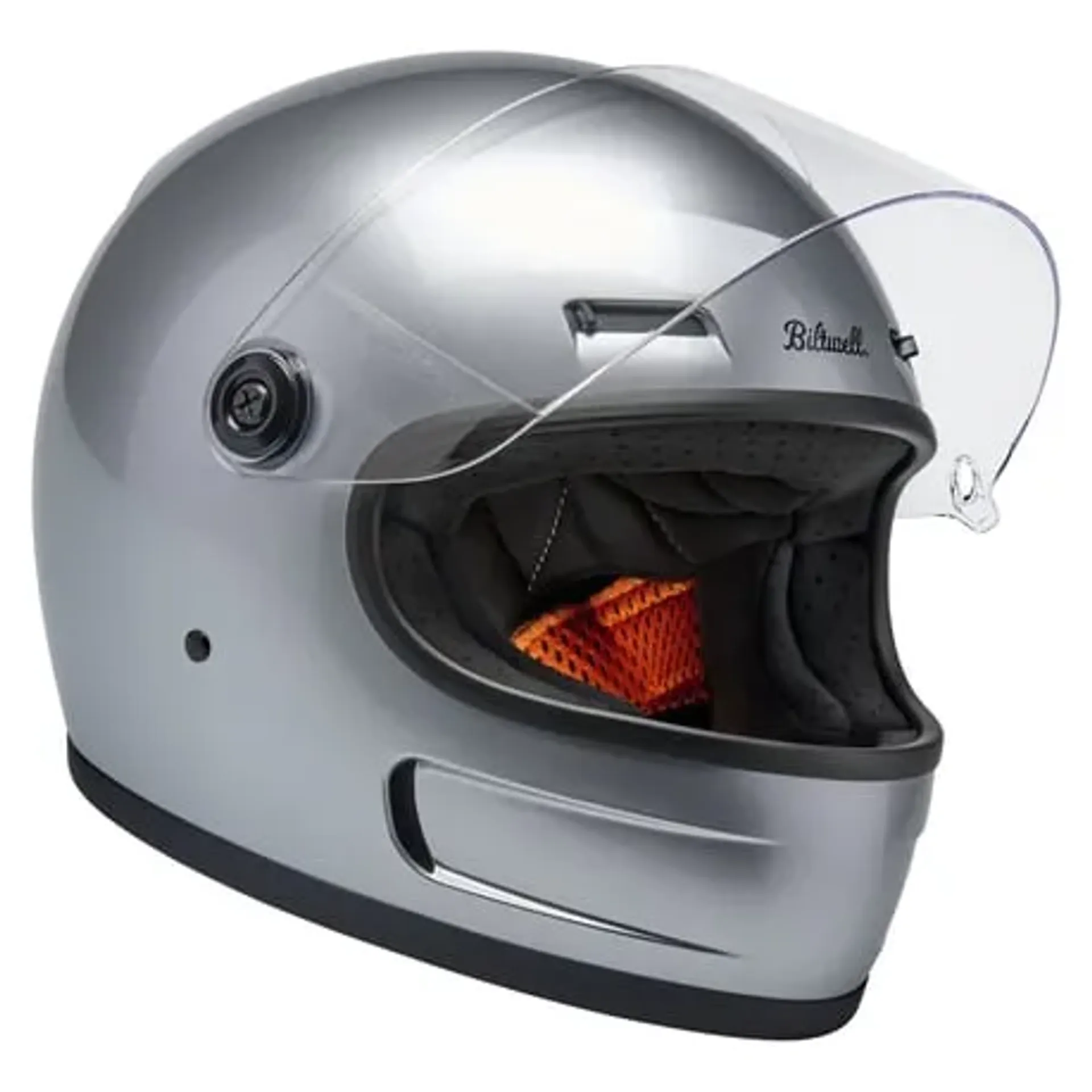 Biltwell Gringo SV helmet gloss silver