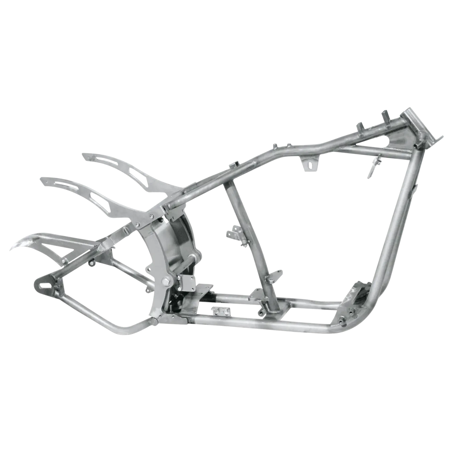 Custom Softail Fender struts Raw Steel