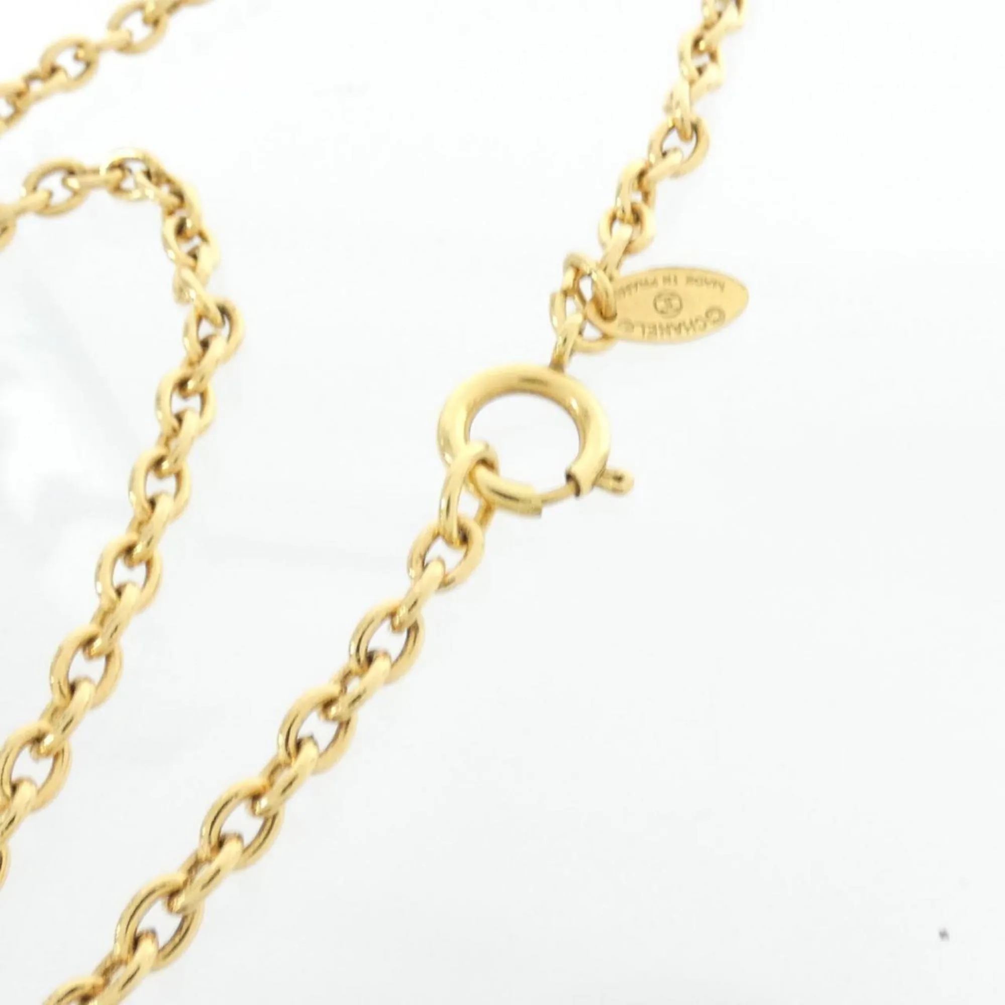 CHANEL Gold Necklace