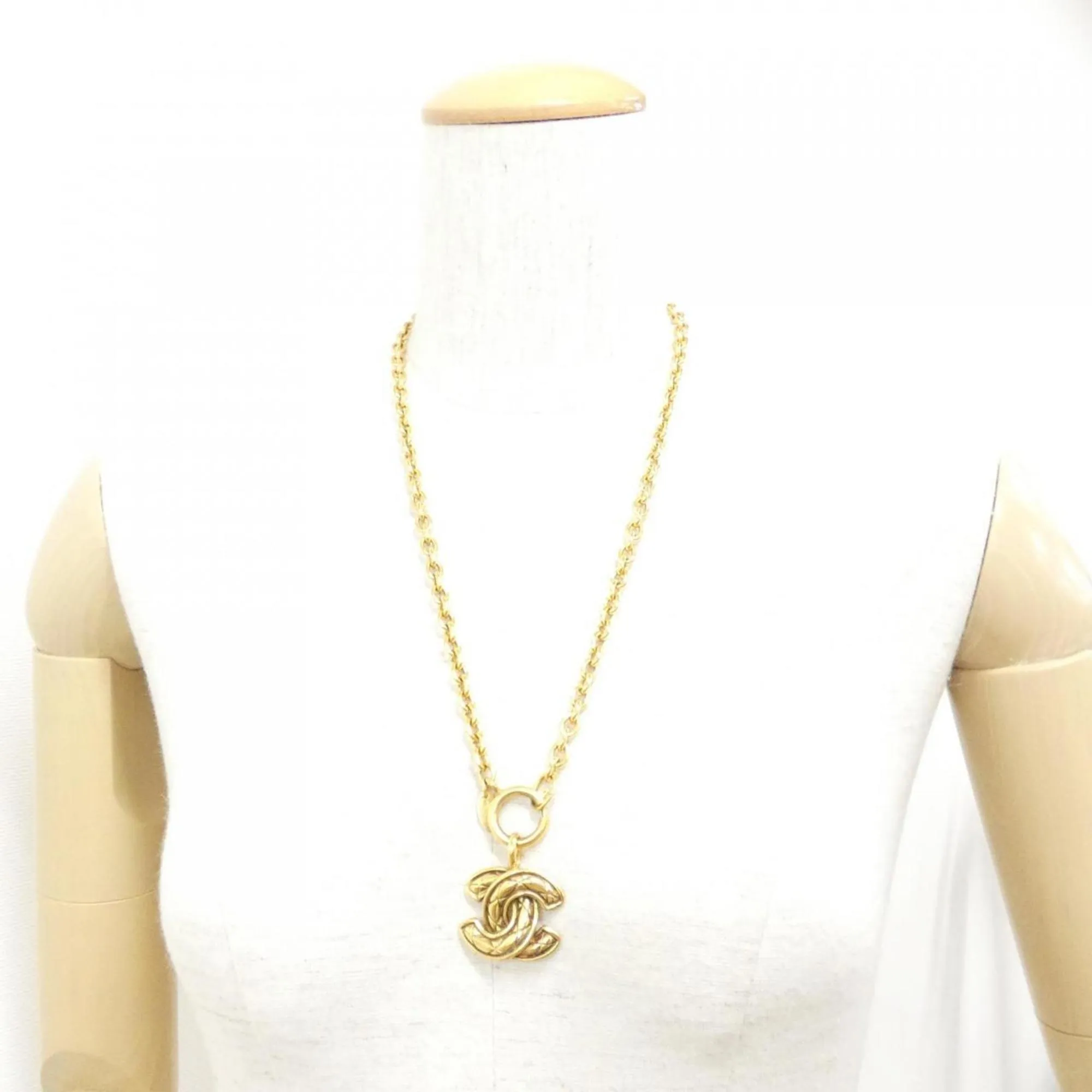CHANEL Gold Necklace