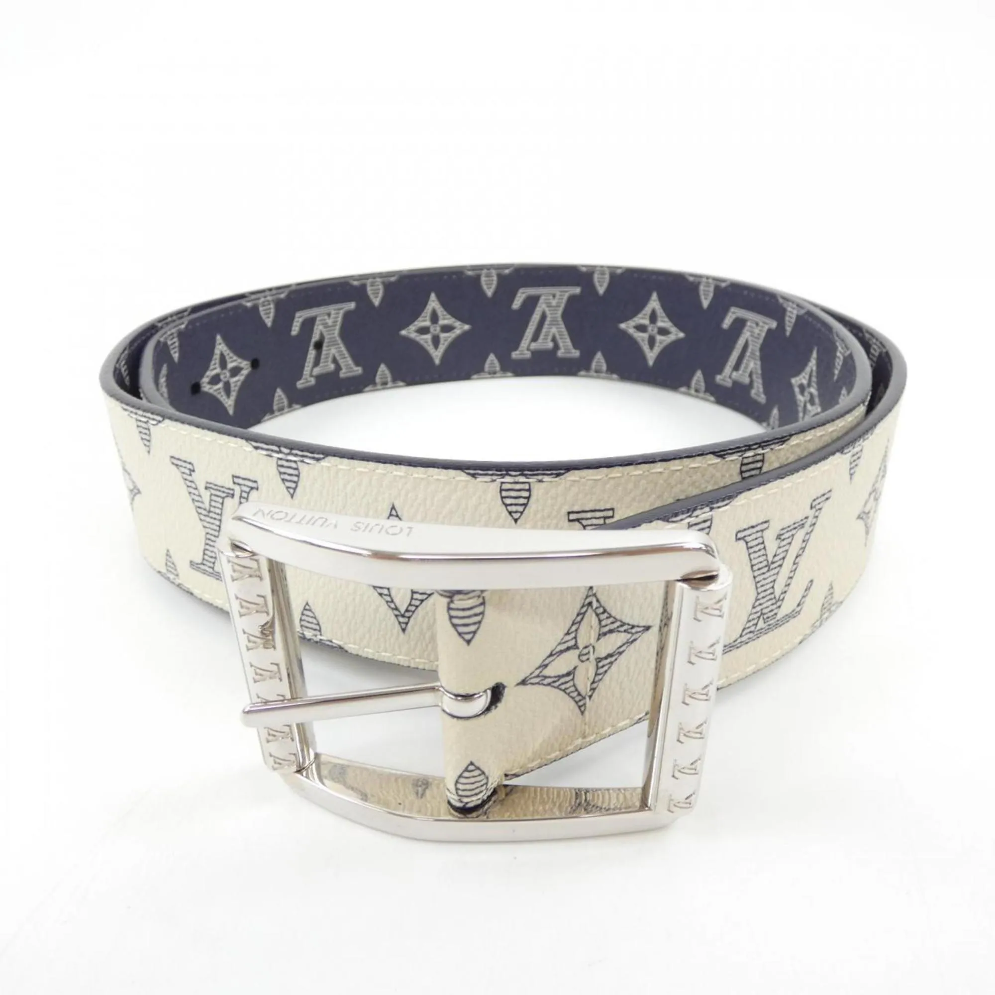 LOUIS VUITTON Cream Belt