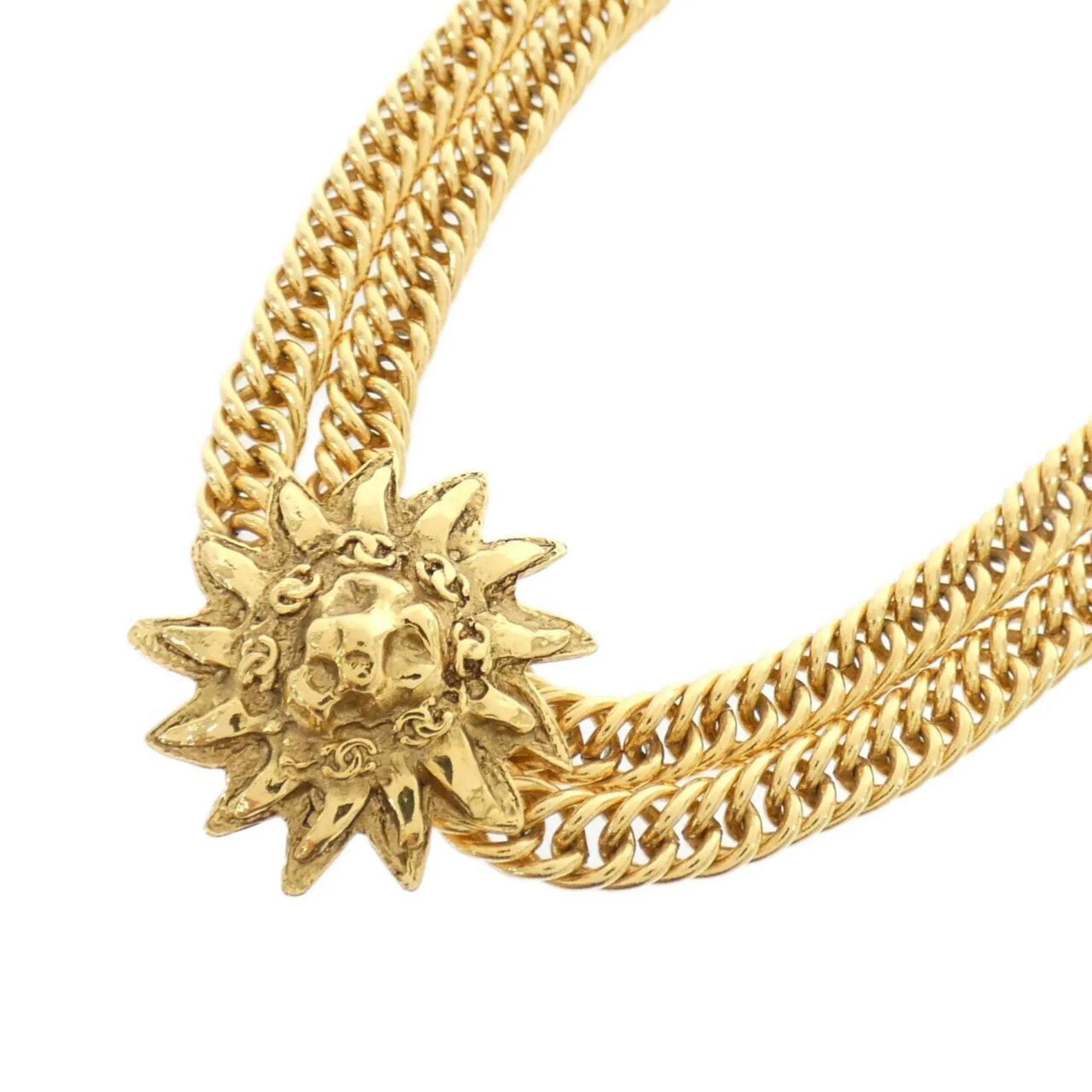 CHANEL Gold Necklace