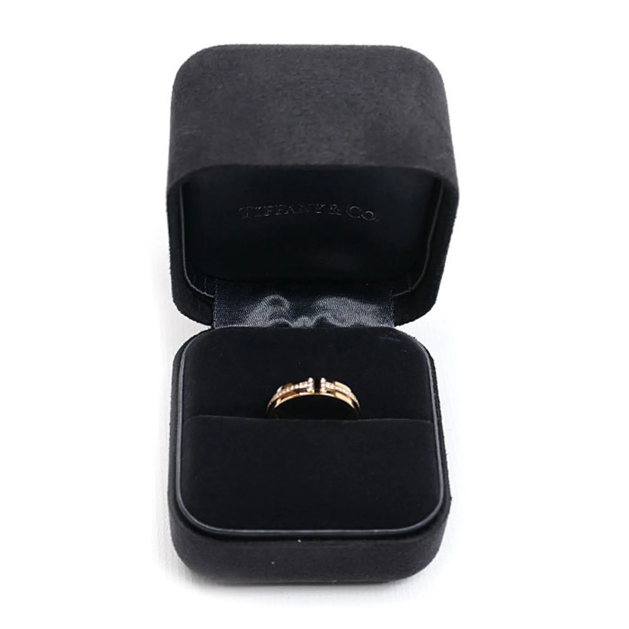 TIFFANY & CO. 18k Gold Diamond Ring