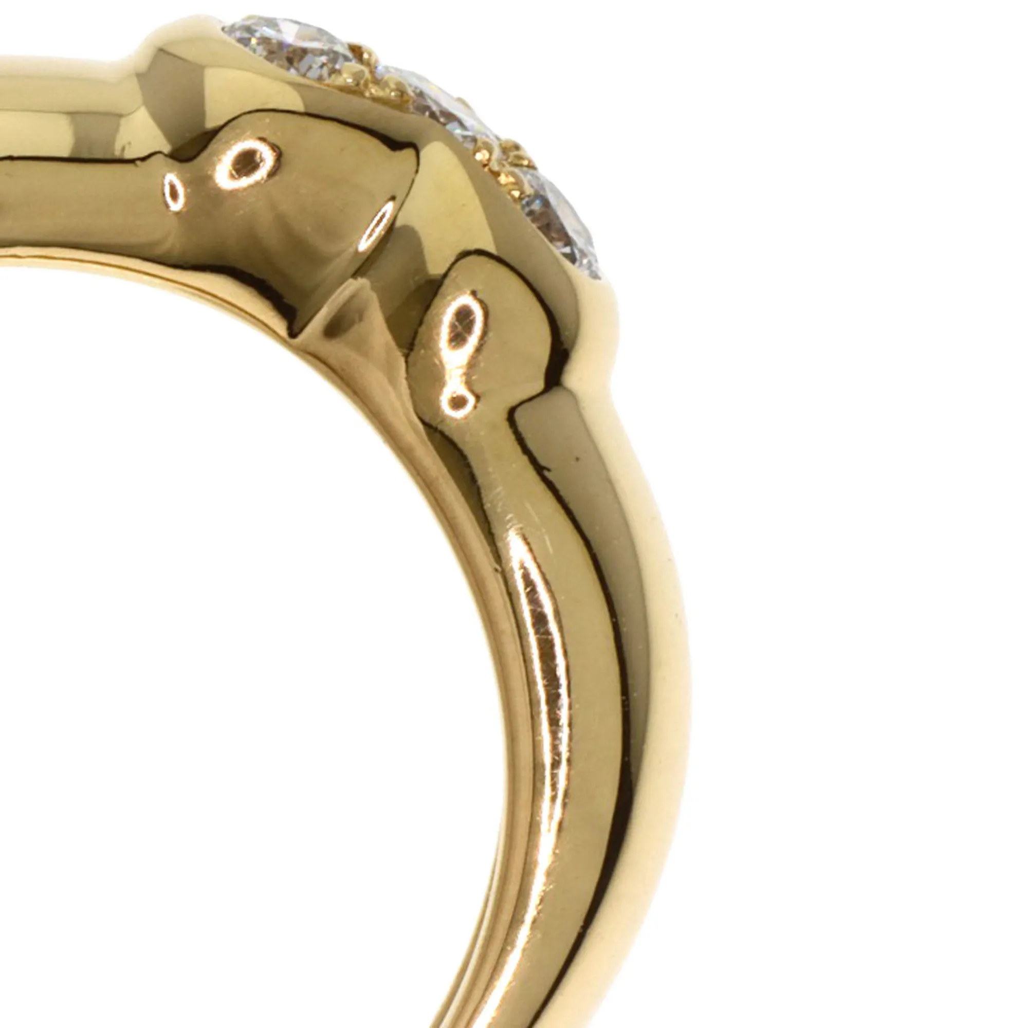 TIFFANY & CO. 18k Yellow Diamond Ring