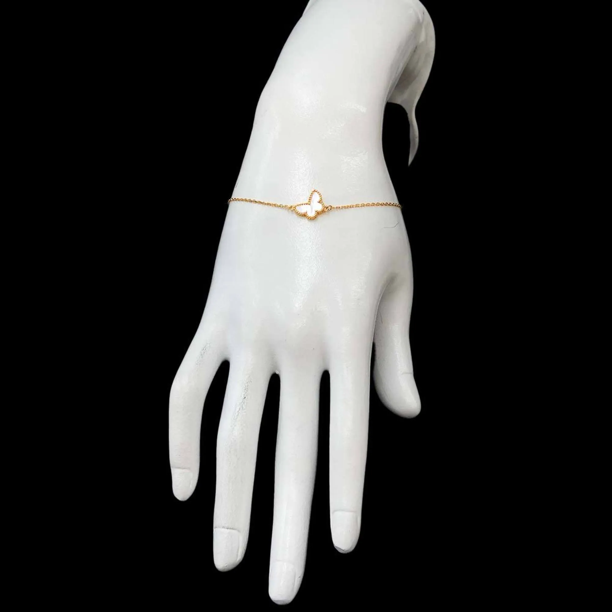 VAN CLEEF & ARPELS 18k Gold Charm Bracelet