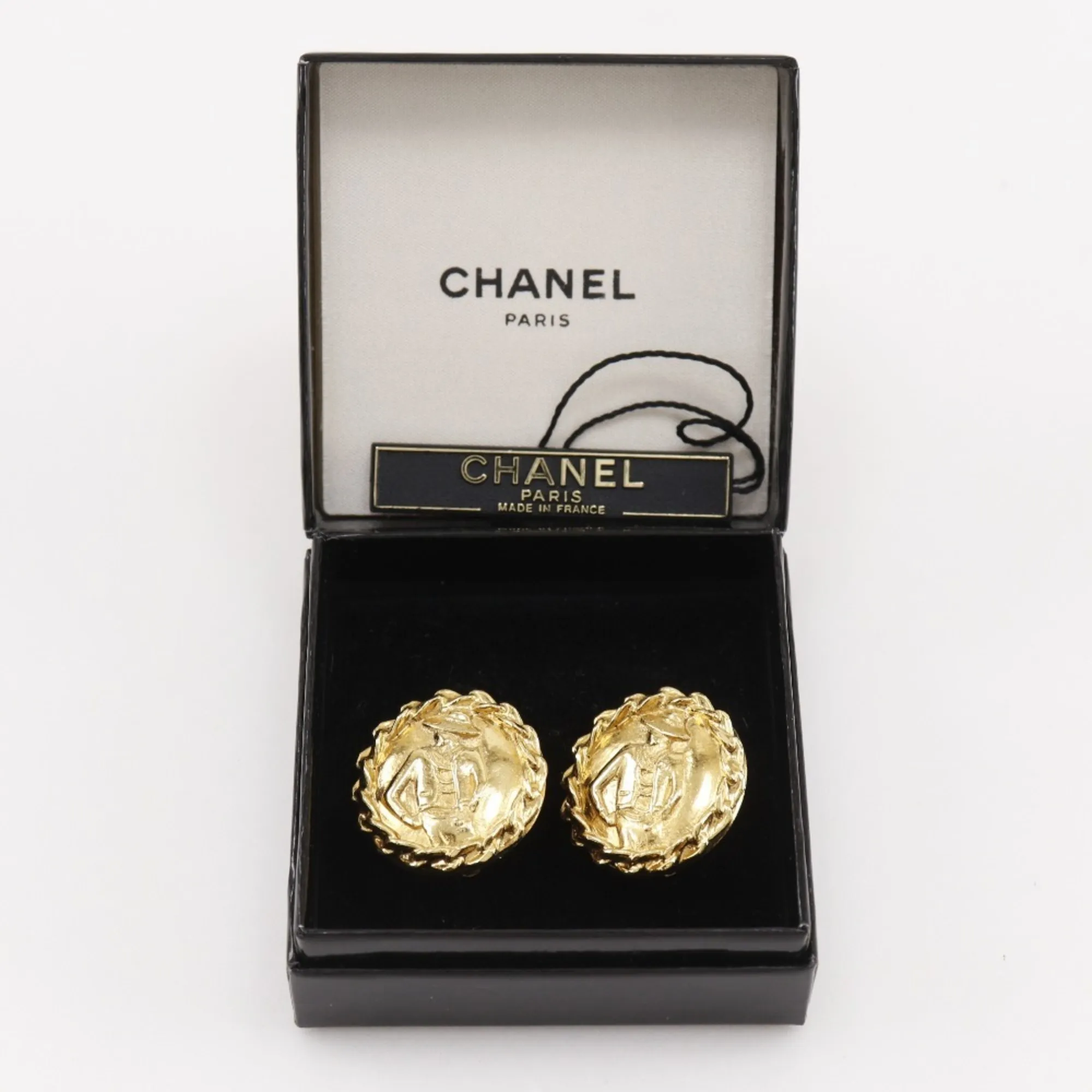 CHANEL Gold Earrings
