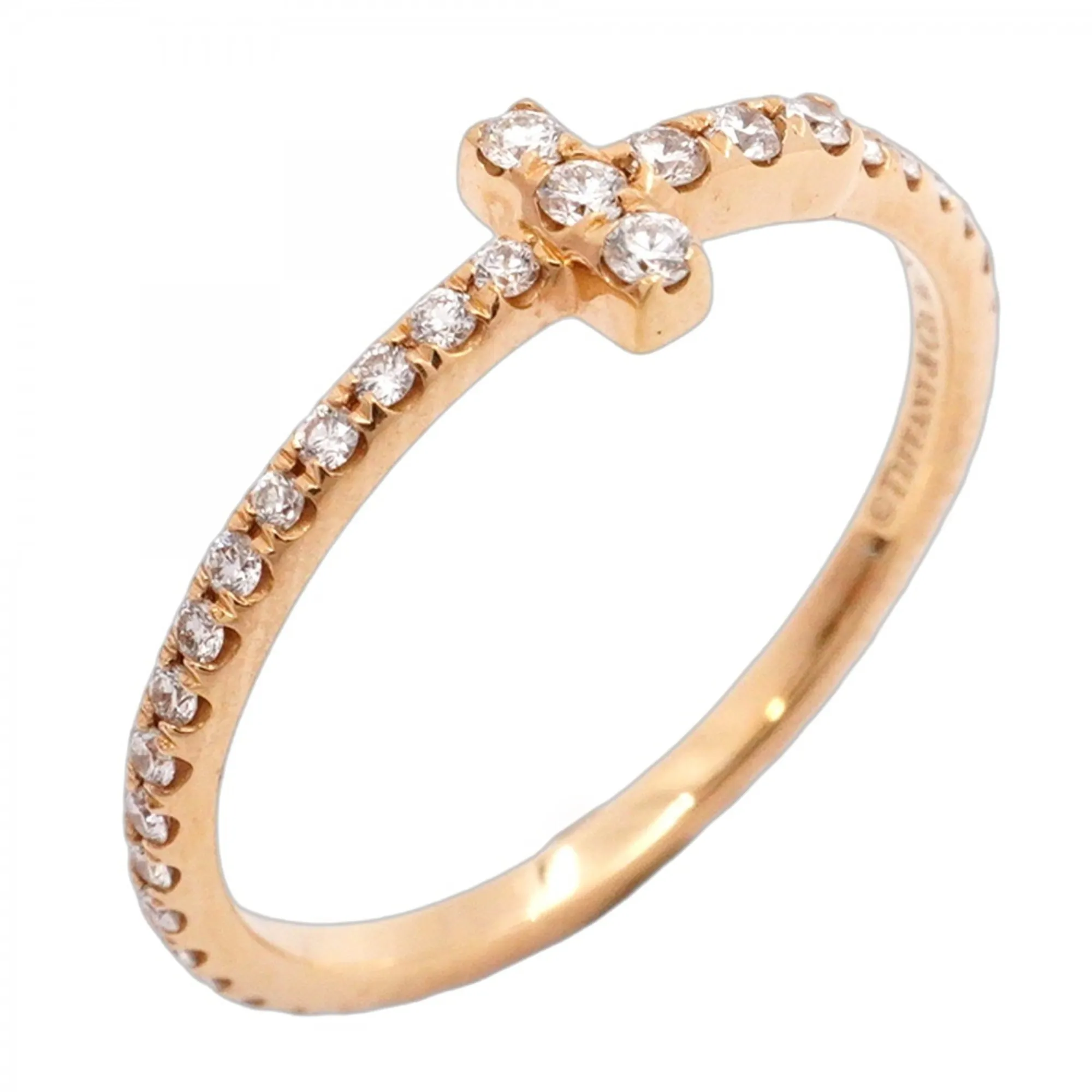 TIFFANY & CO. 18k Gold Diamond Ring