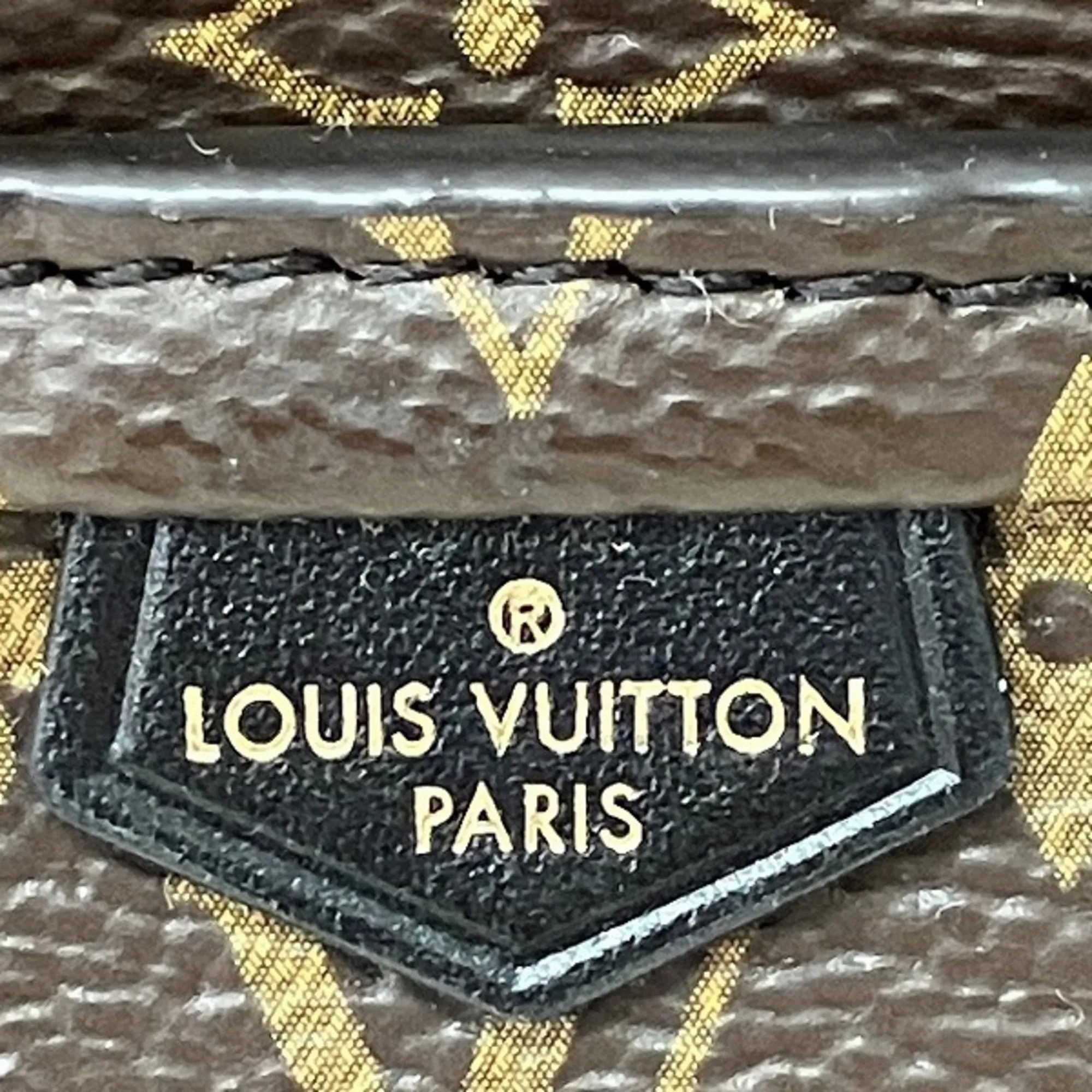 LOUIS VUITTON Brown Monogram Pouch