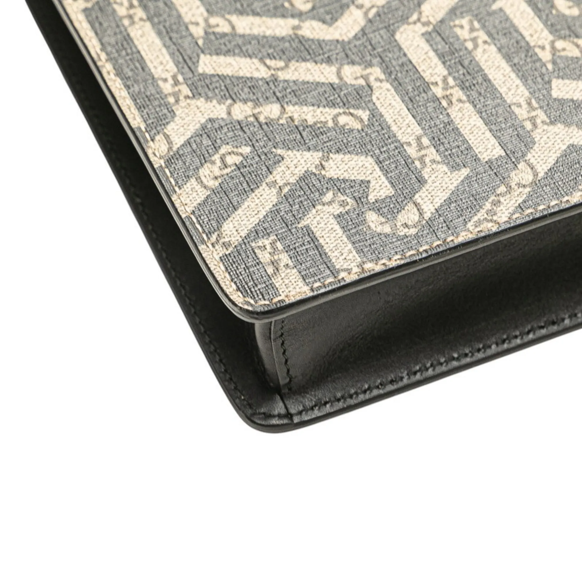 GUCCI Brown Leather Shoulder Bag