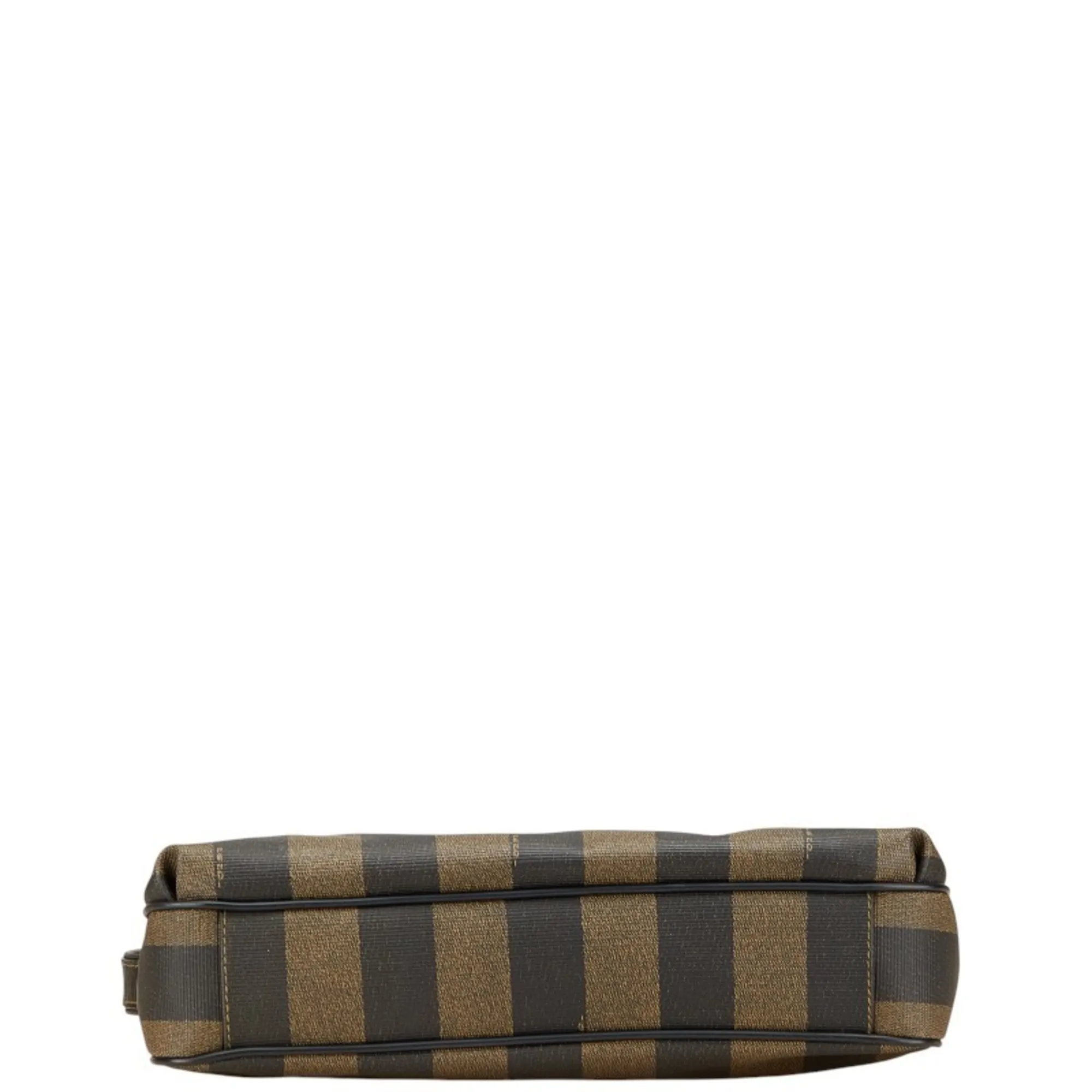 FENDI Black Leather Shoulder Bag