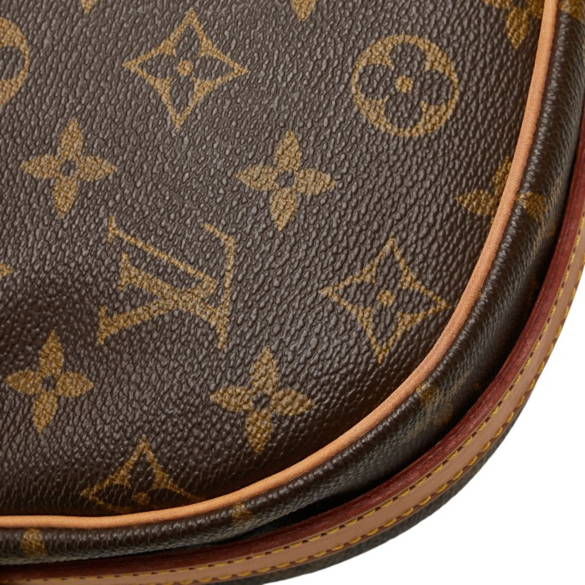 LOUIS VUITTON Brown Monogram Leather Shoulder Bag