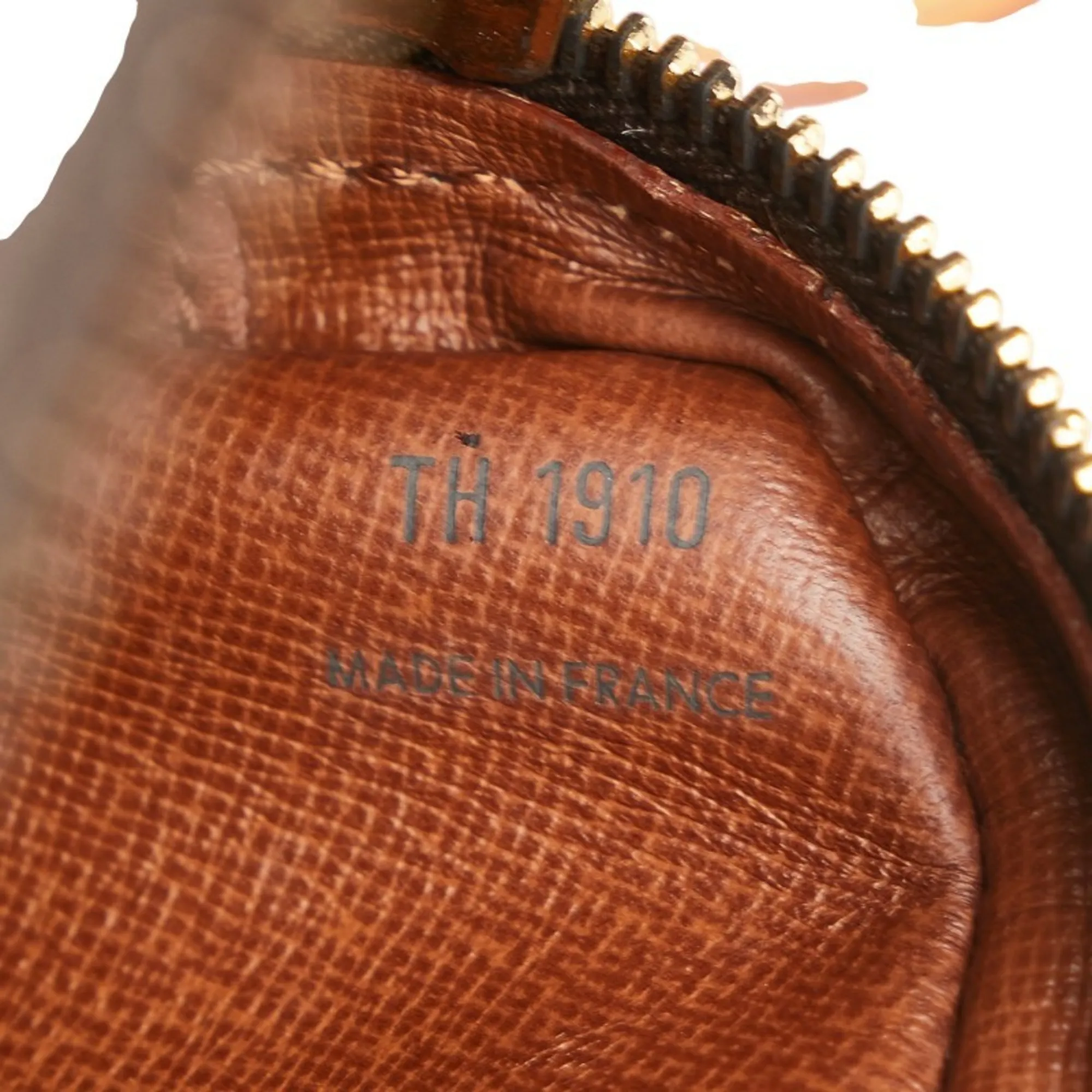 LOUIS VUITTON Brown Monogram Leather Shoulder Bag