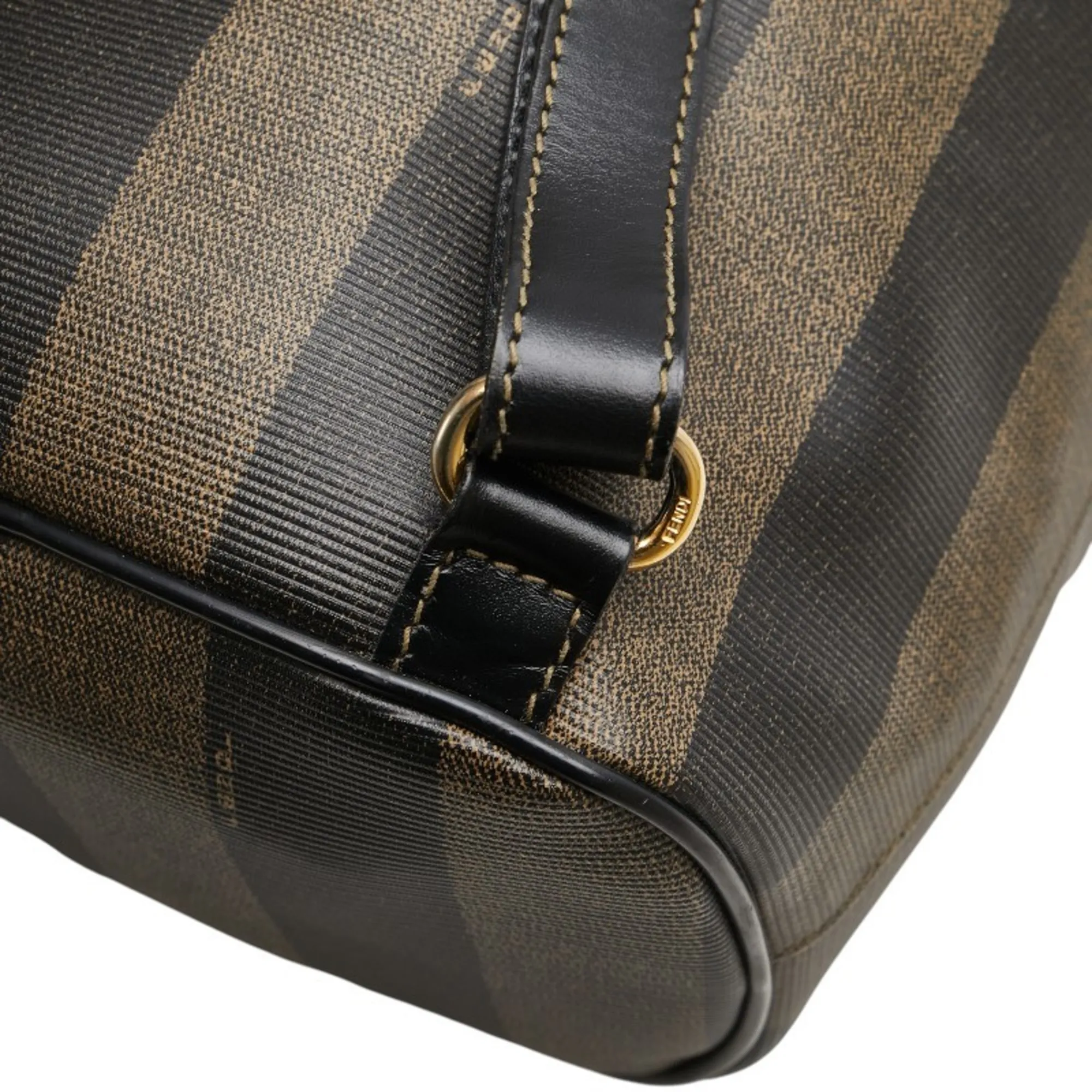 FENDI Black Leather Backpack