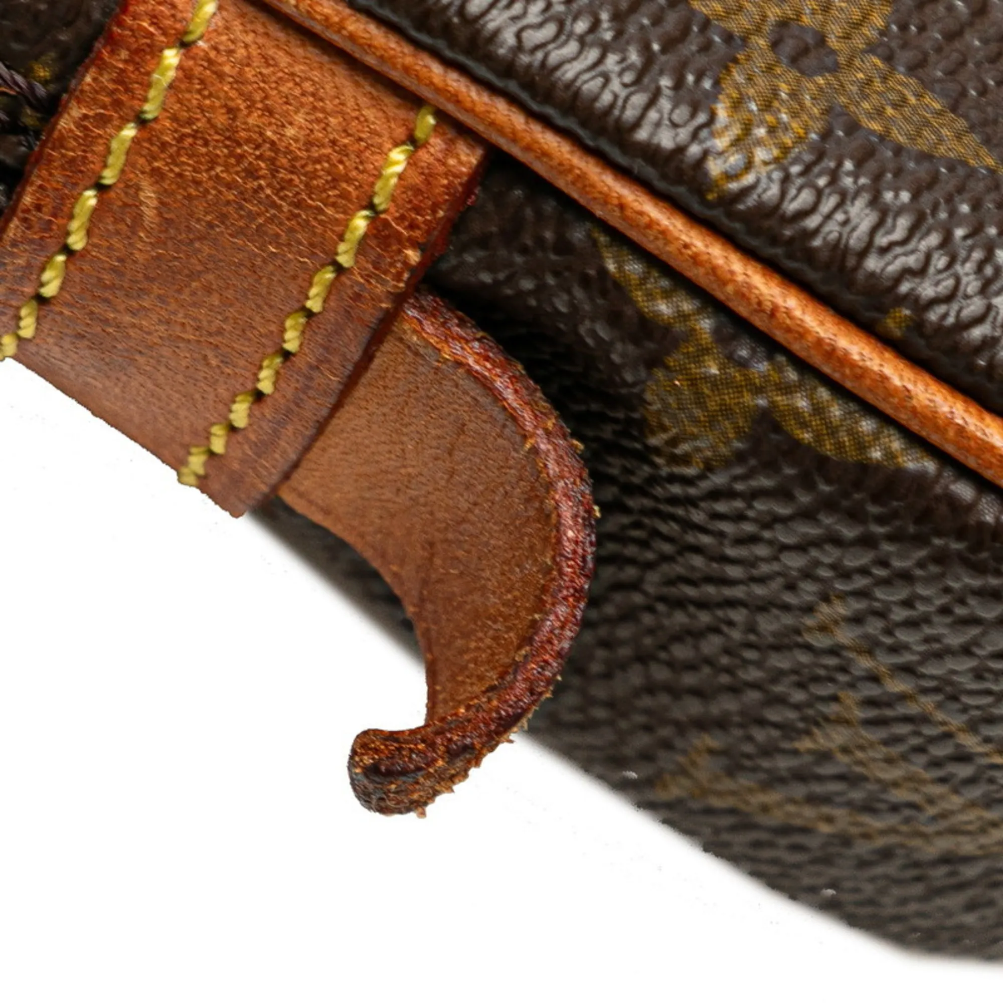 LOUIS VUITTON Brown Monogram Leather Shoulder Bag