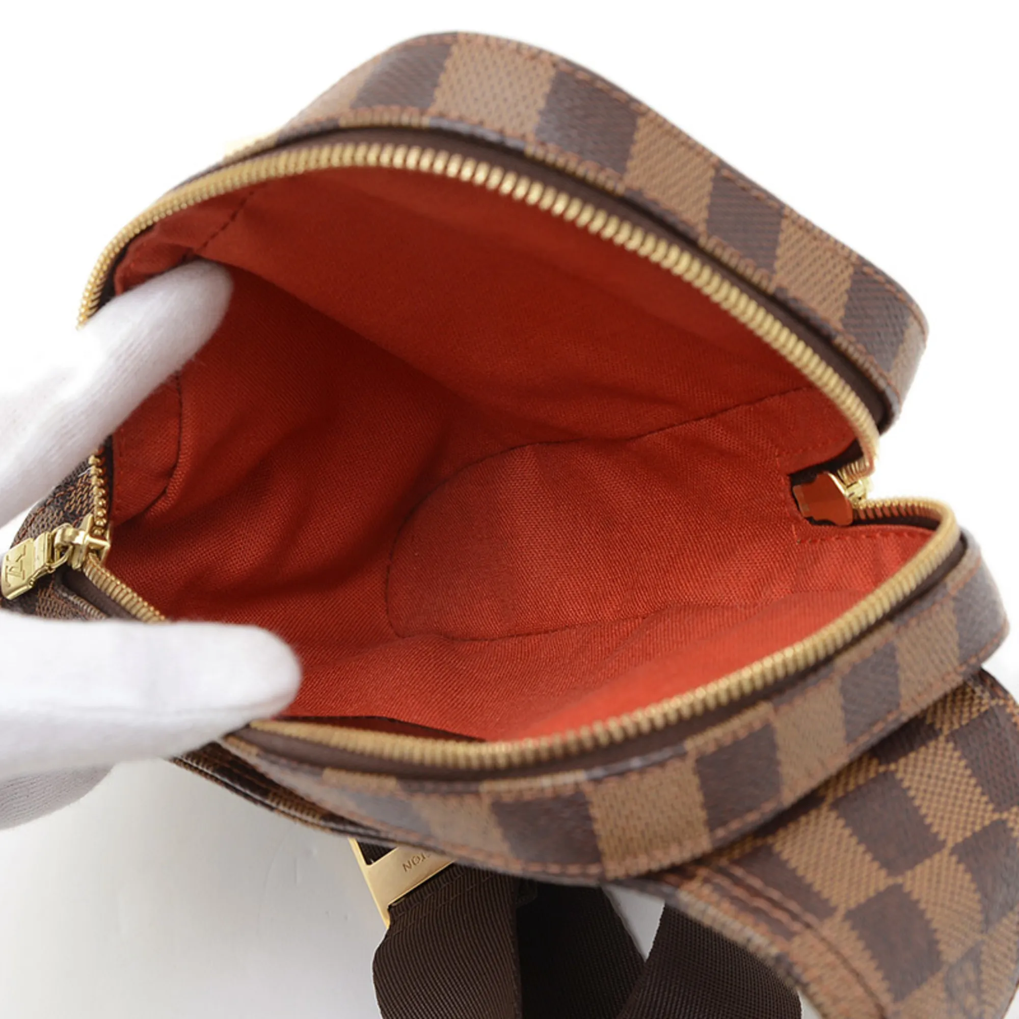 LOUIS VUITTON Brown Damier Hobo Bag