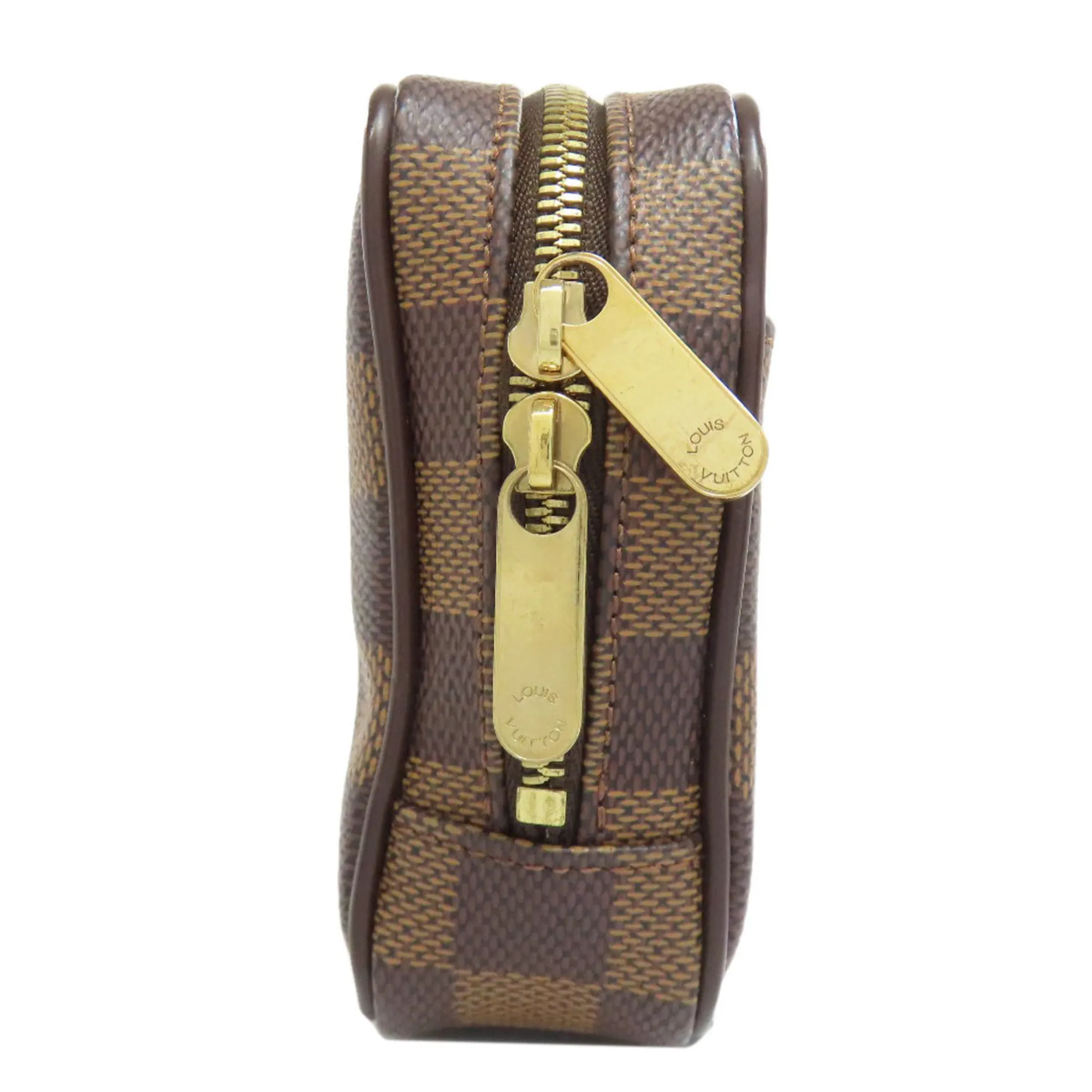 LOUIS VUITTON Brown Damier Pouch