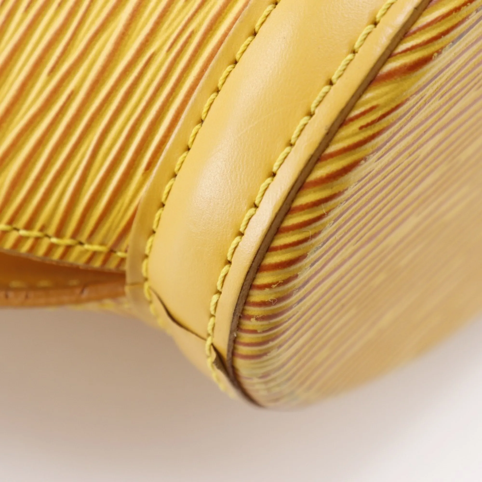 LOUIS VUITTON Yellow Leather Bag