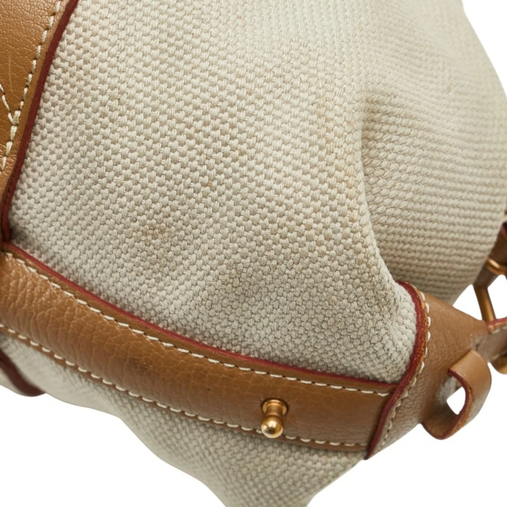 LOUIS VUITTON Brown Leather Bag