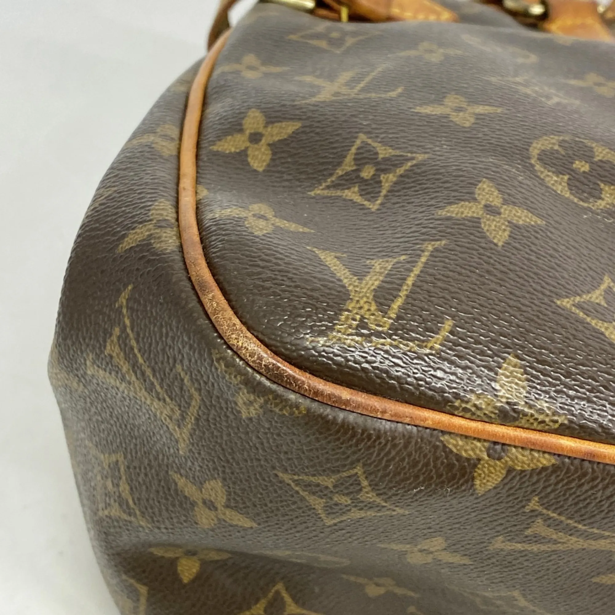 LOUIS VUITTON Brown Monogram Tote Bag