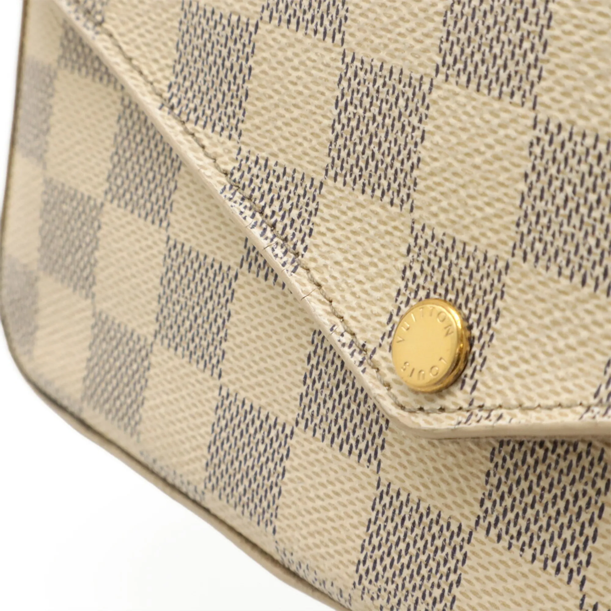 LOUIS VUITTON White Damier Shoulder Bag