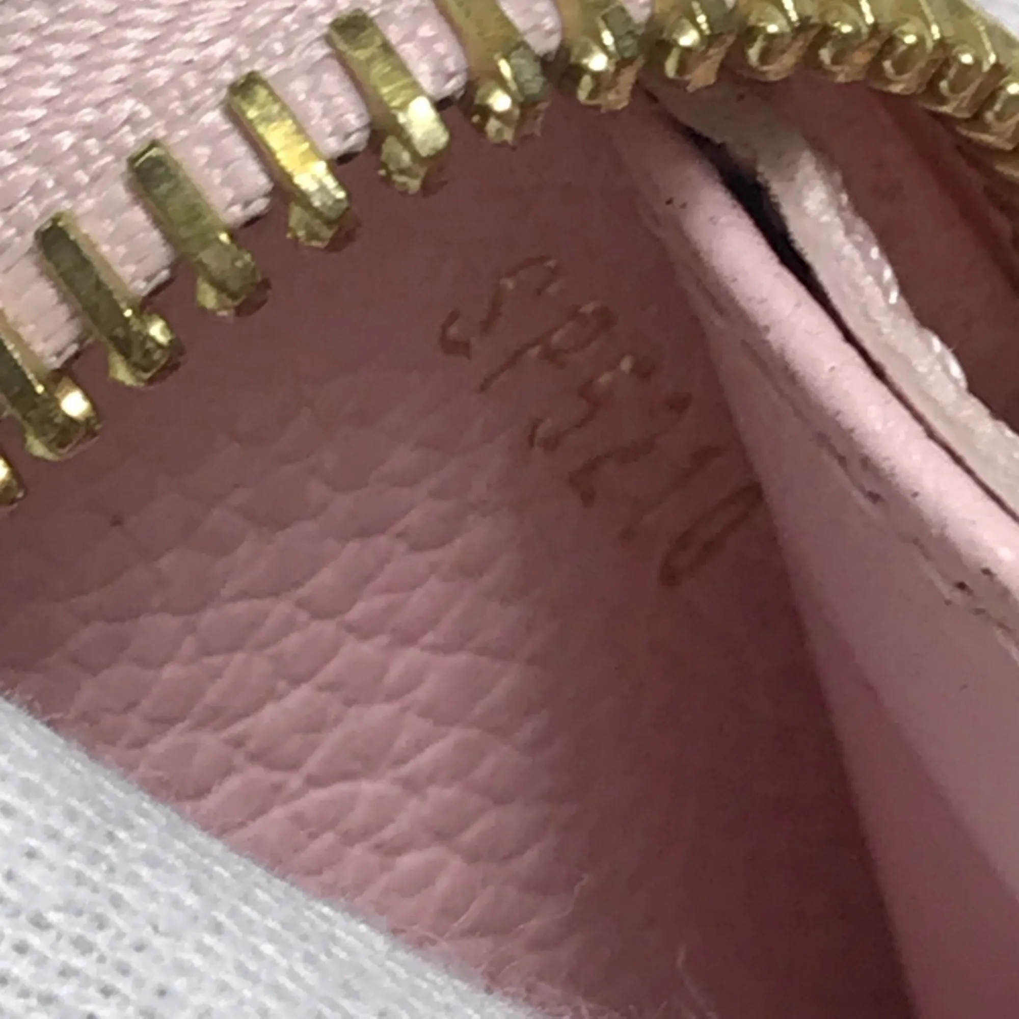 LOUIS VUITTON Pink Monogram Leather Wallet