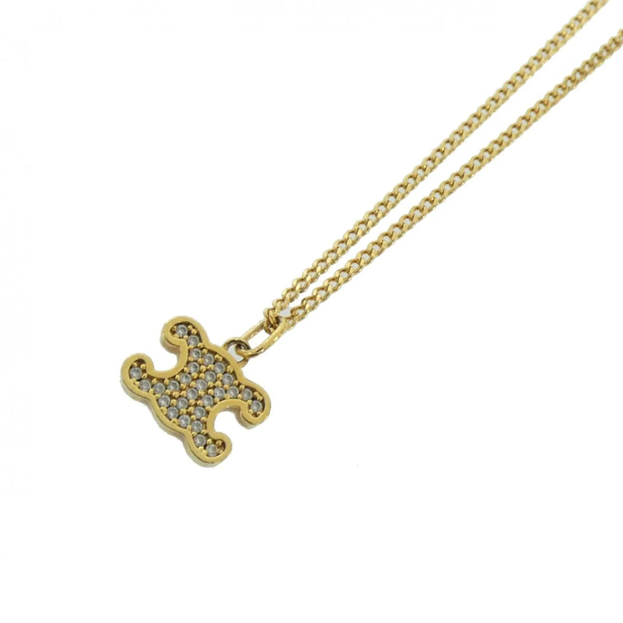 CELINE Gold Necklace