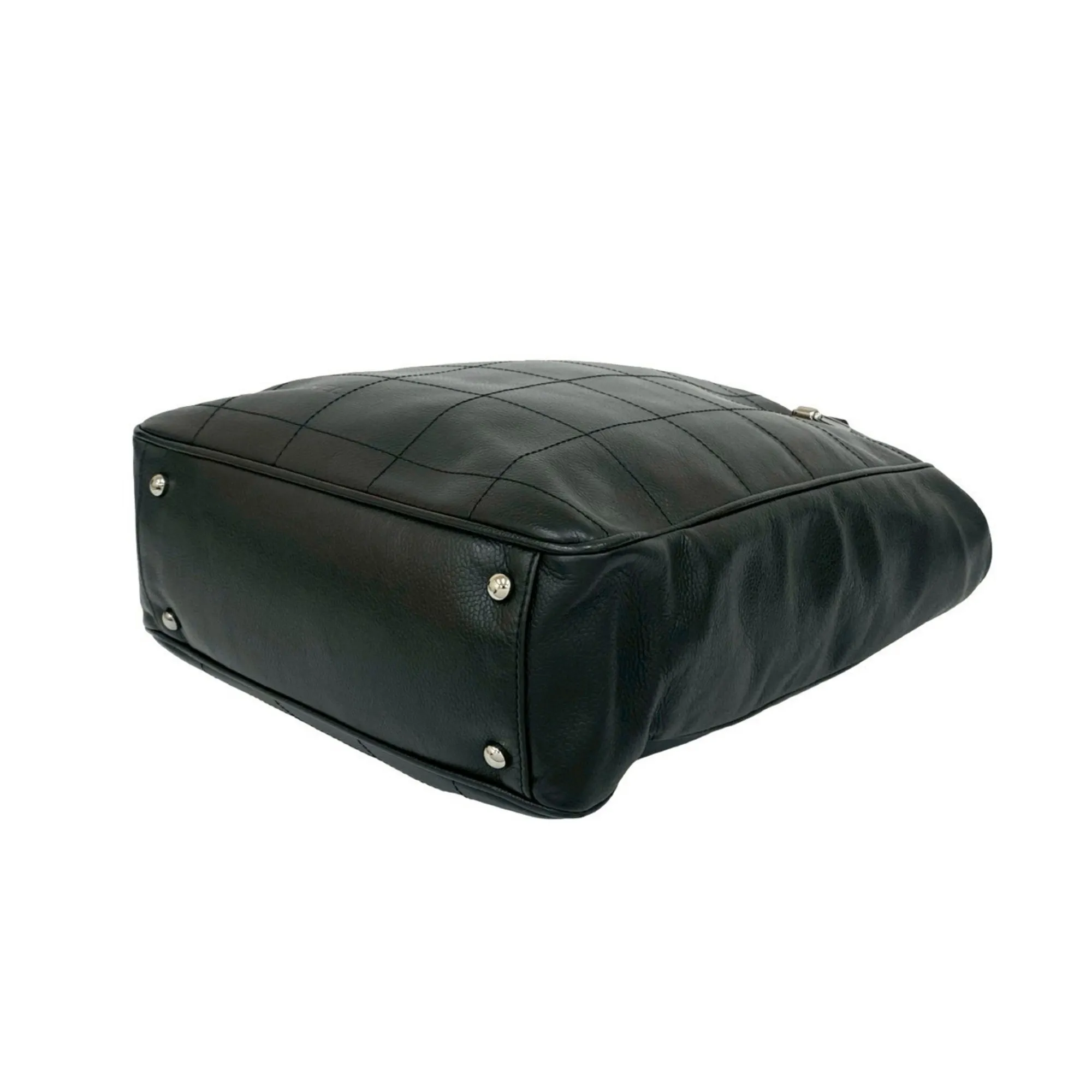 CHANEL Black Caviar Leather Tote Bag