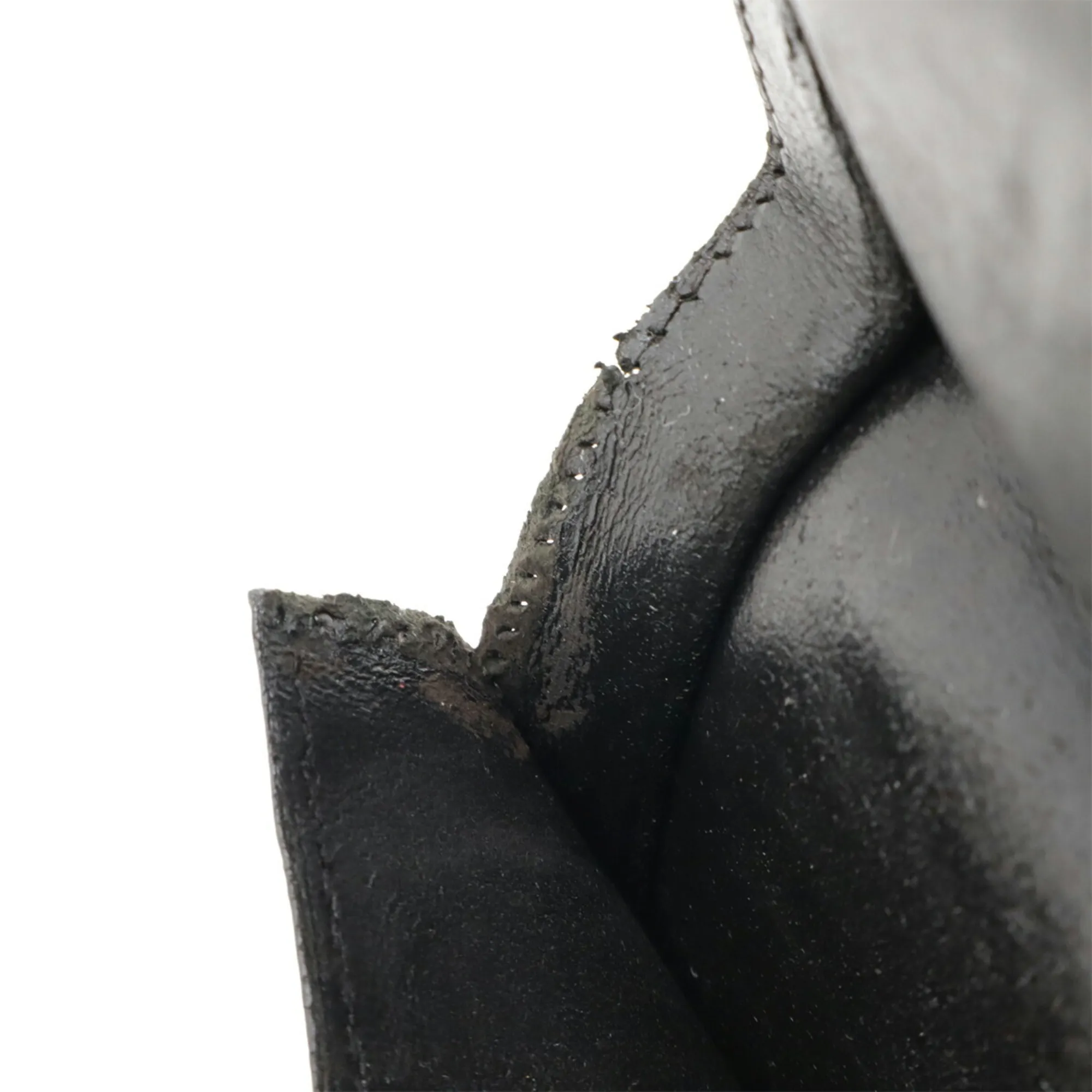 HERMES Black Leather Wallet