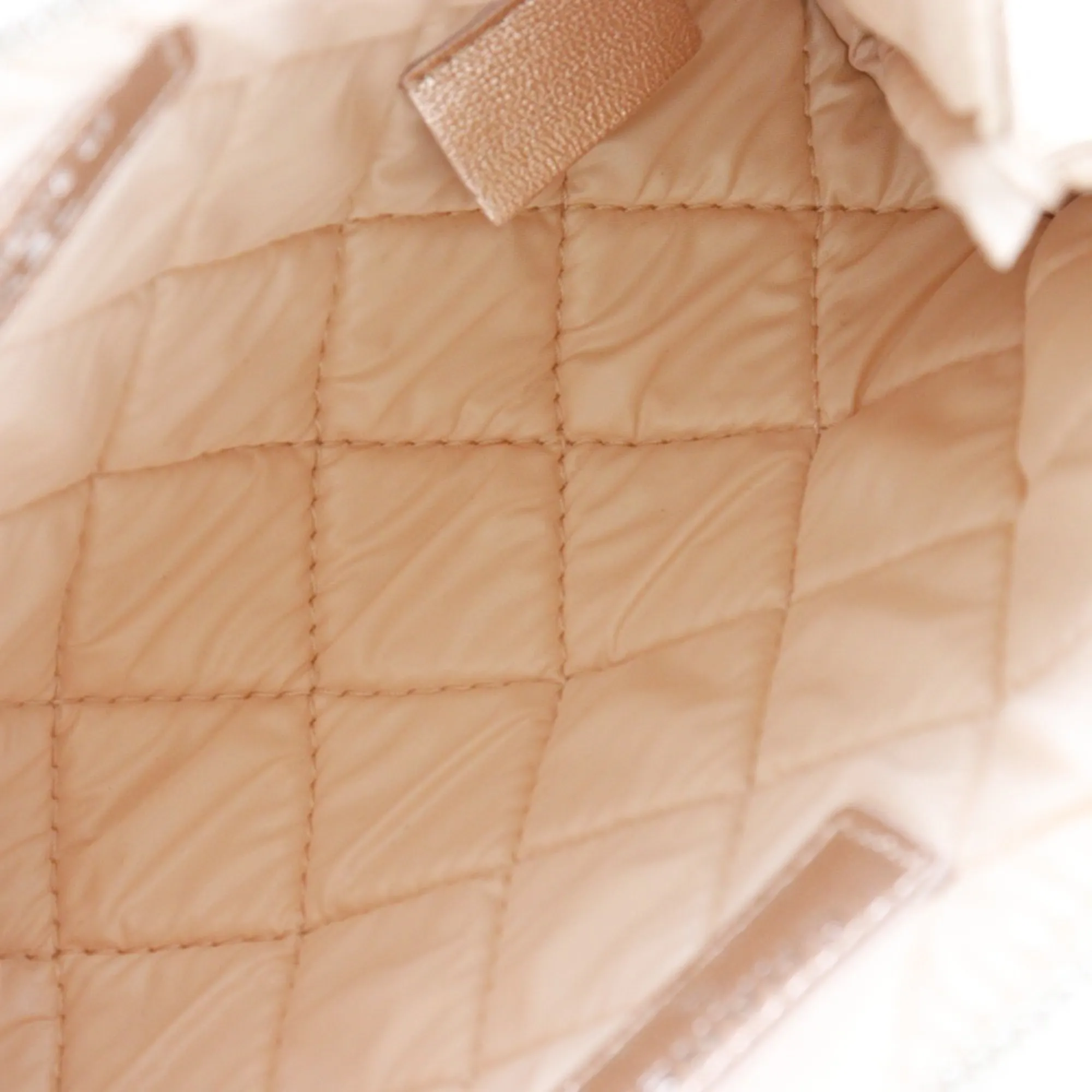 CHANEL Pink Lambskin Leather Pouch