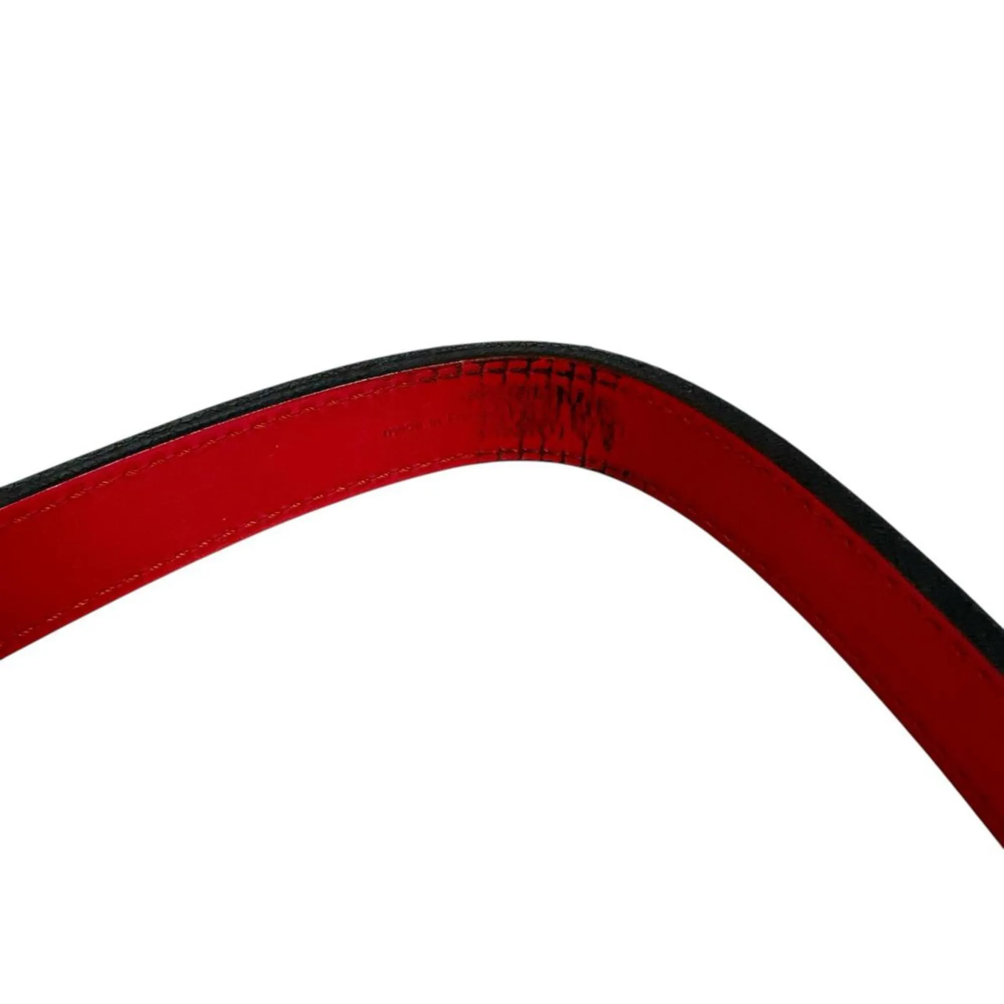 LOUIS VUITTON Black Leather Shoulder Bag